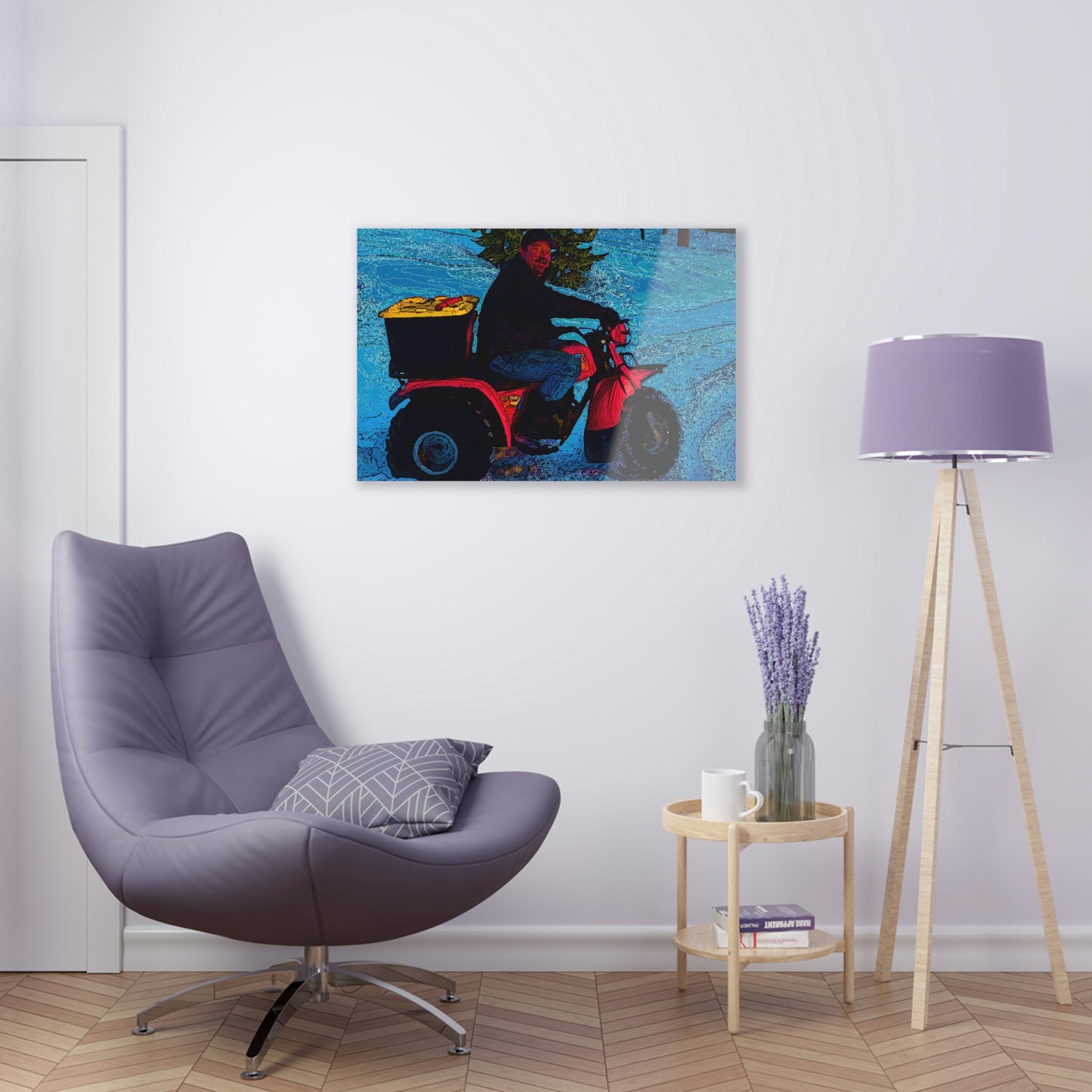 Acrylic Prints ... There's 2-Wheelin ... There's 4-Wheelin ... 'And-Of-Course' ... "There's 3-Wheelin-In-The-Snow" ...  Original Works ...