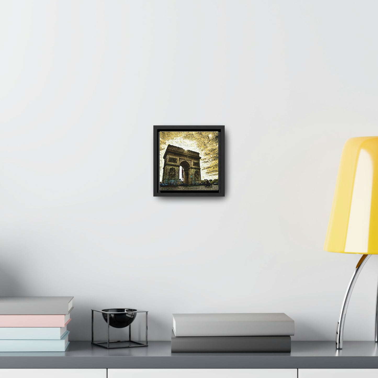 Gallery Canvas Wraps, Square Frame ...  L'Arc de Triomphe ... 'Barbara Joan Bonnell-Holt Photo' ... Circa 1972 ... Oringinal Works ...