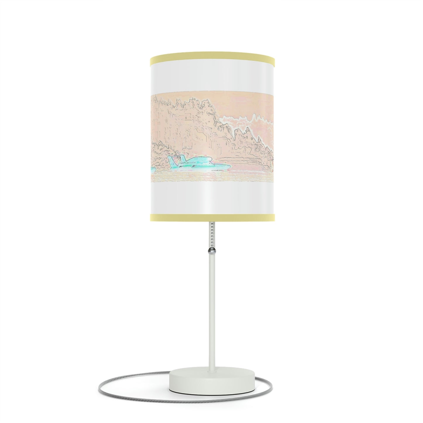 Lamp on a Stand, US|CA plug ... Seattle Columbia Cup On Lake Washington ... "Dave Wilcox Heads For The Win" ... Associate Gift-Photo ... Original Works ...