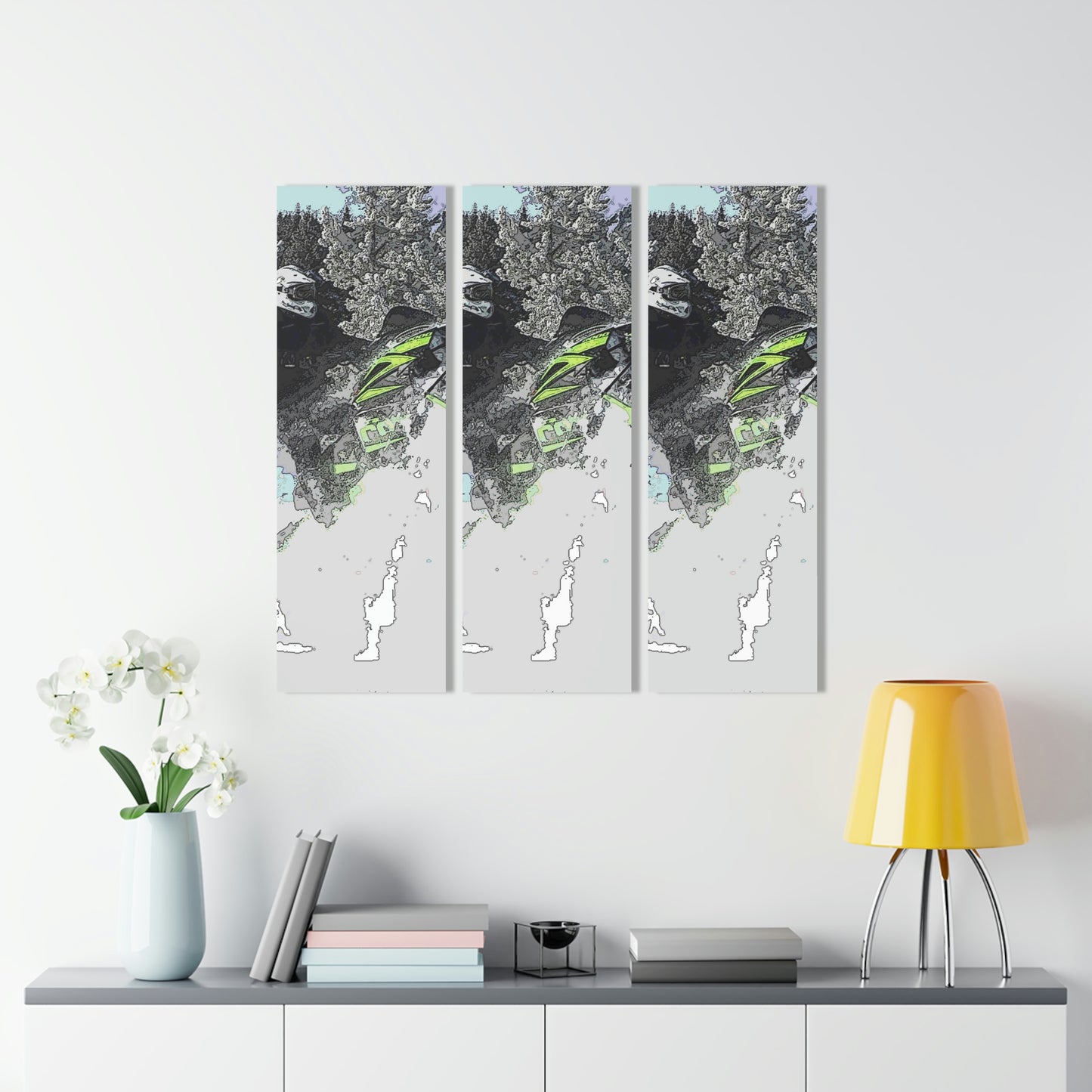 Acrylic Prints (Triptych) ...  Come Fly With The Professionals ... CIP-Airways ... 'Getting-Er-Done' ... Original Works ... December 2022 ...