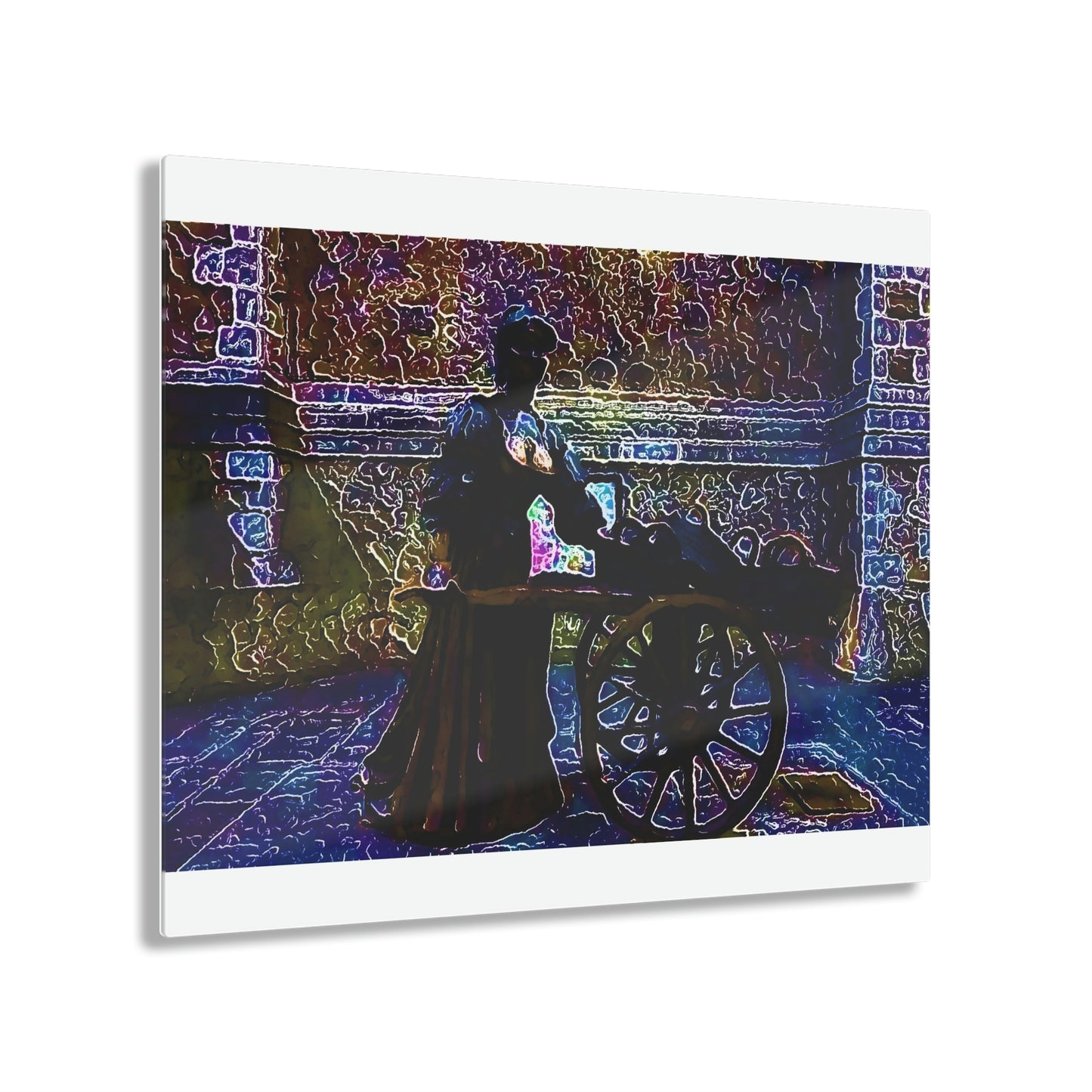 Acrylic Prints ... Dublin's "Molly Malone Along Grafton Street" ... Cryin' Cockels & Muscles Alive-Alive-Oh ... Circa 2003 ... Original Works ...
