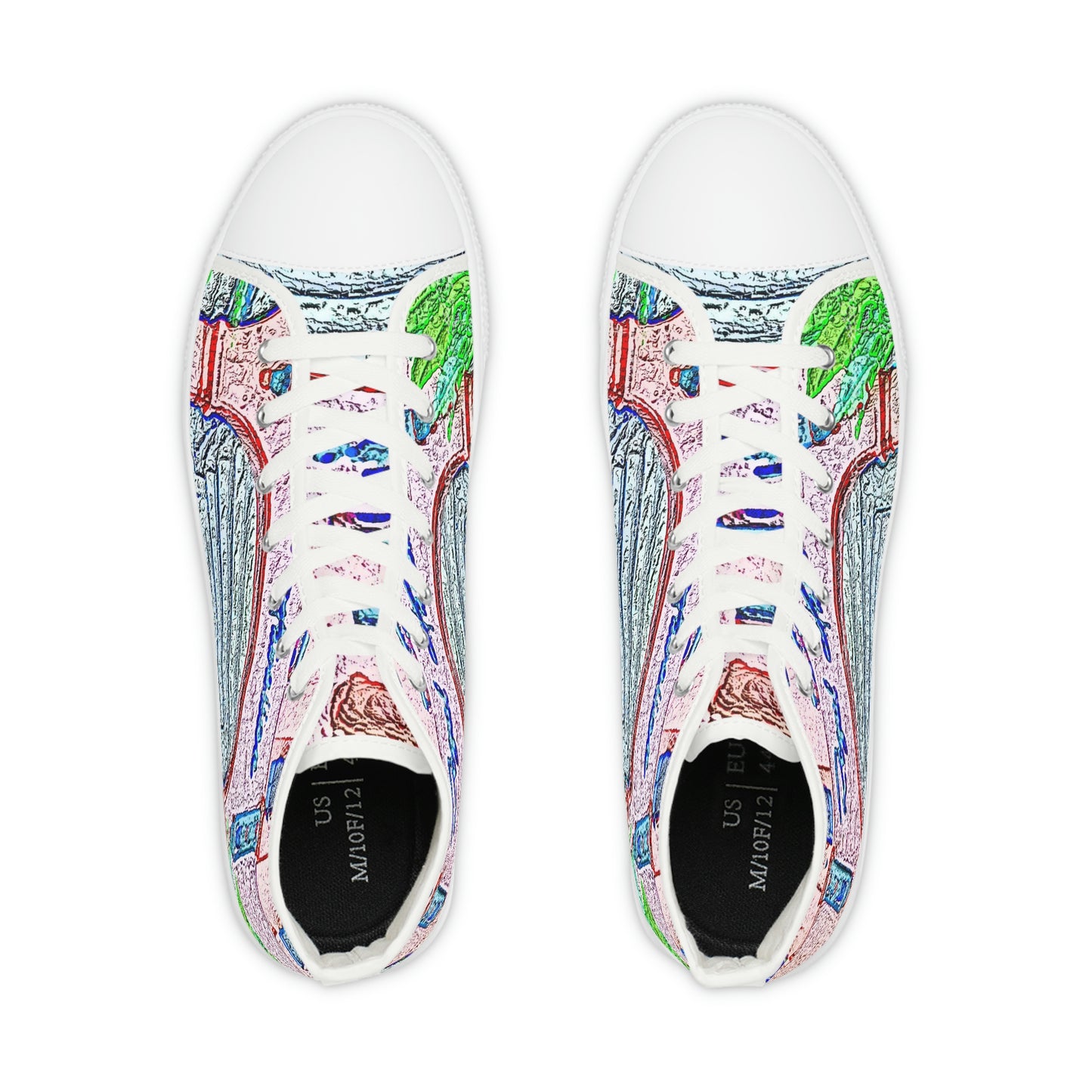 Men's High Top Sneakers ... "La Grande Entree" At: 'The Pink Palace' ... The Royal Hawai'ian ... Honolulu, HI ... '27Oct2014' ... Original Works ...