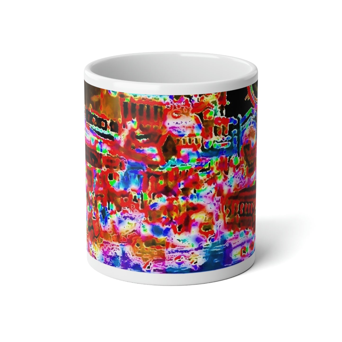 Jumbo Mug, 20oz ... "No.9 Fishermen's Grotto - Fishermen's Wharf, SF, California" ... Family Archives: 1970's ... Original Works ...