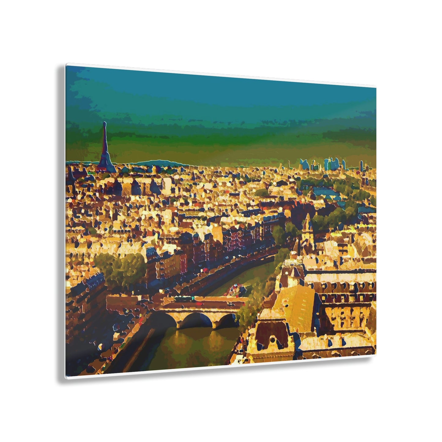 Acrylic Prints ... Au Paris ... "Along The River Seine" ... Barbara Joan Bonnel-Holt: 1972 ... Original Works ...