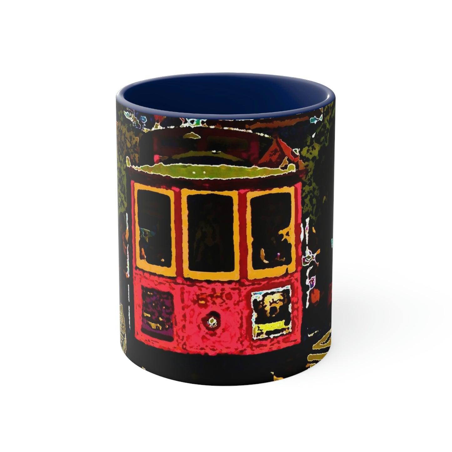 Accent Coffee Mug, 11oz ... San Francisco ... 'A Rice-A-Roni-A-San Francisco Treat' ... "A Cable Car Classic" ... Family Archives: 1973 ... Original Works ...