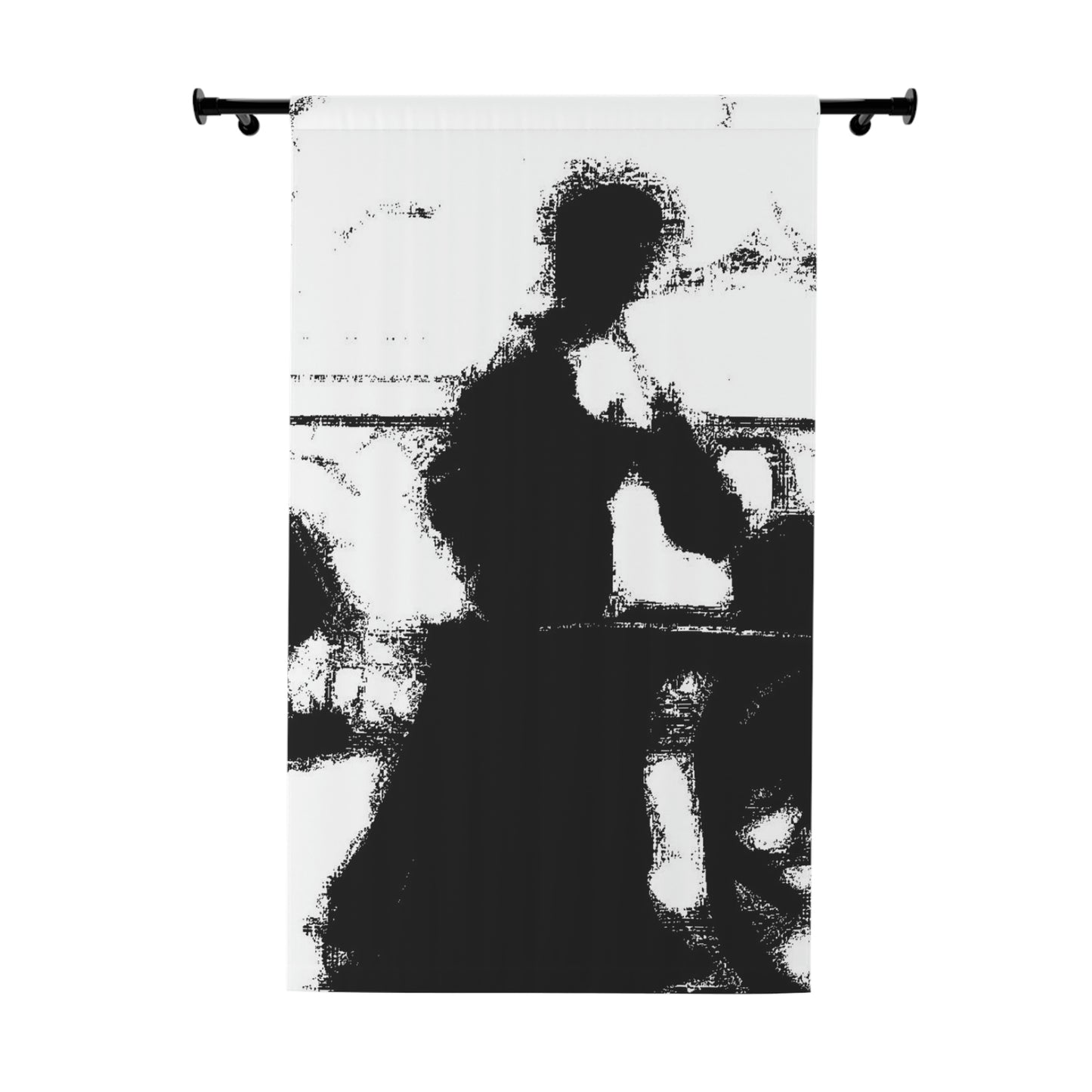 Window Curtains (1 Piece) ... Dublin's "Molly Malone Along Grafton Street" ... Cryin' Cockels & Muscles Alive-Alive-Oh ... Circa 2003 ... Original Works ...