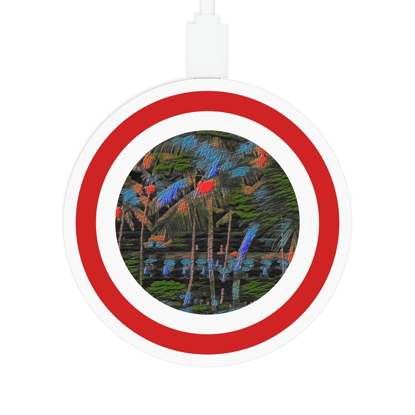Quake Wireless Charging Pad ... "The Royal Hawai'ian: Waikiki Beach_Beach" ... Honolulu, HI ... October 2014 (Halloween) ... Original Works ...