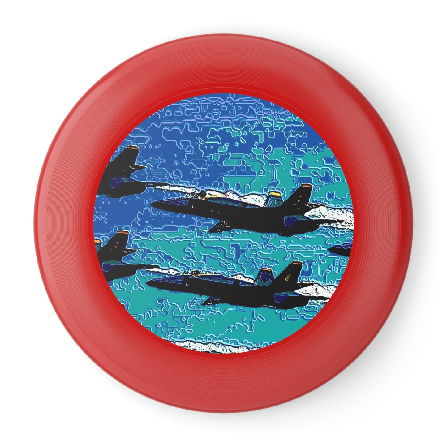 Wham-O Frisbee... Seattle Seafair ..."Blue Angels Run Over Lake Washington" ... Circa Mid 1980's ... Dr FJ Holt ... Original Works ...