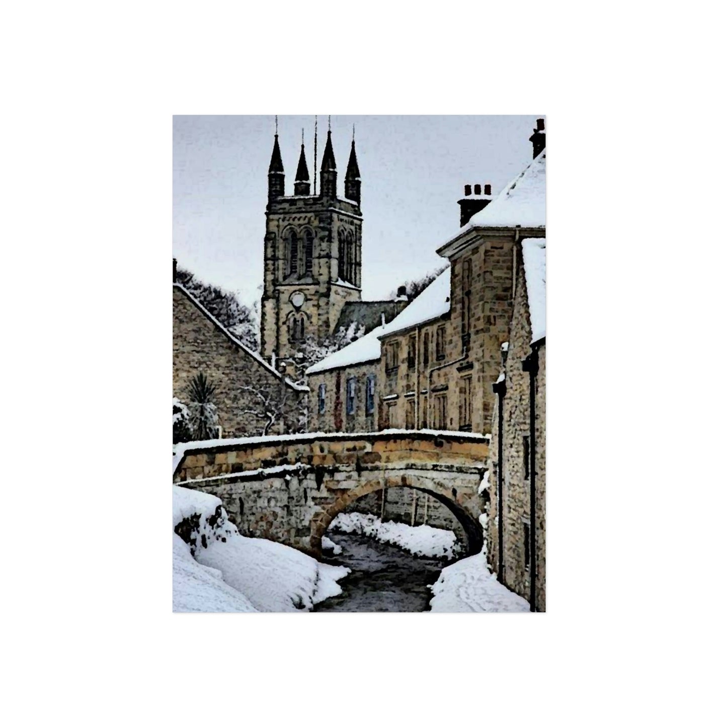 Aluminum Composite Panels ... A Bridge, A Canal, A Cathedral ... "To Stroll Over-Through-And-By" ... Central England: Circa 2005 ... Original Works ...