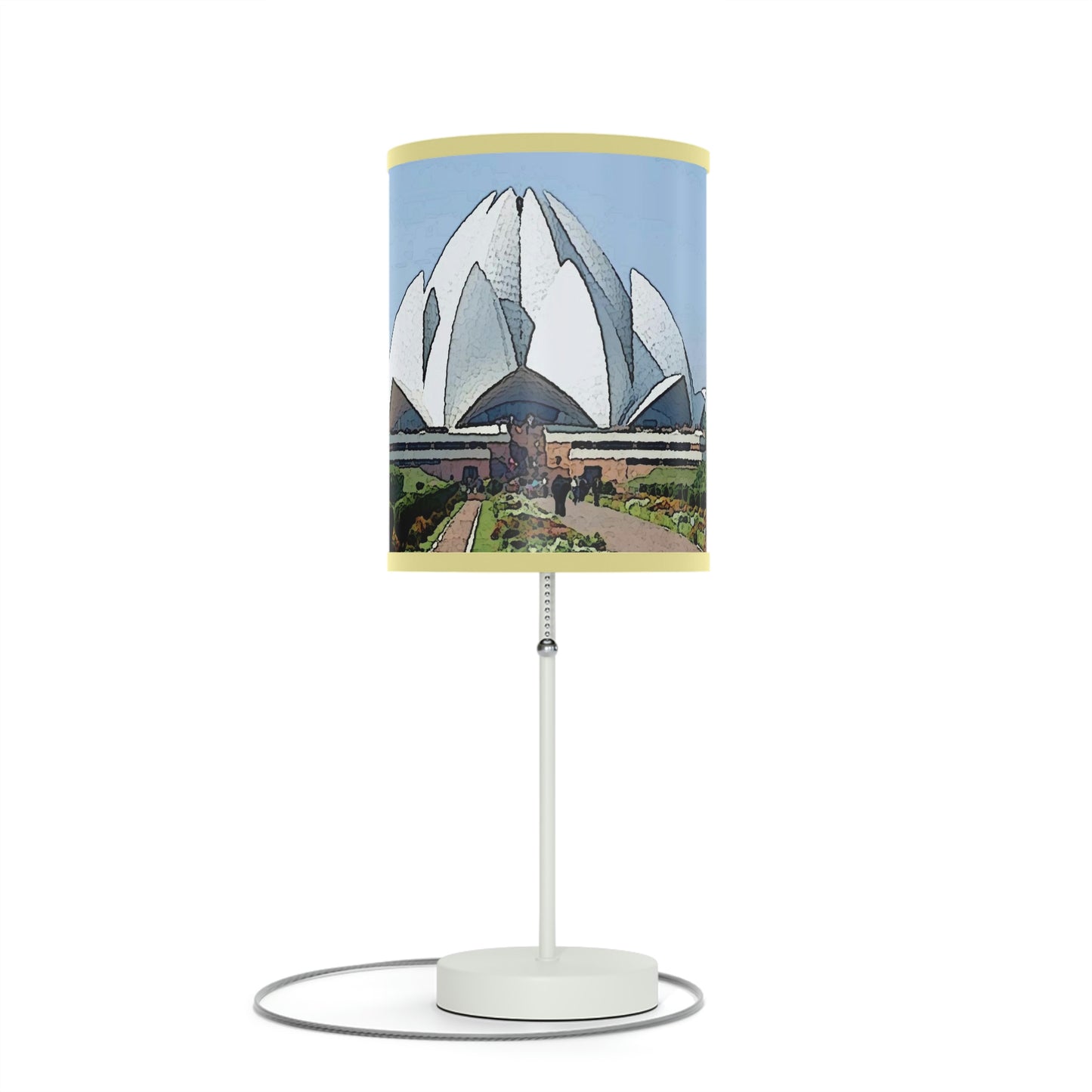 Lamp on a Stand, US|CA plug ... 'Bahai'i House-Of-Worship' ... "Lotus Temple: Delhi, India, 2008" ... Original Works ...
