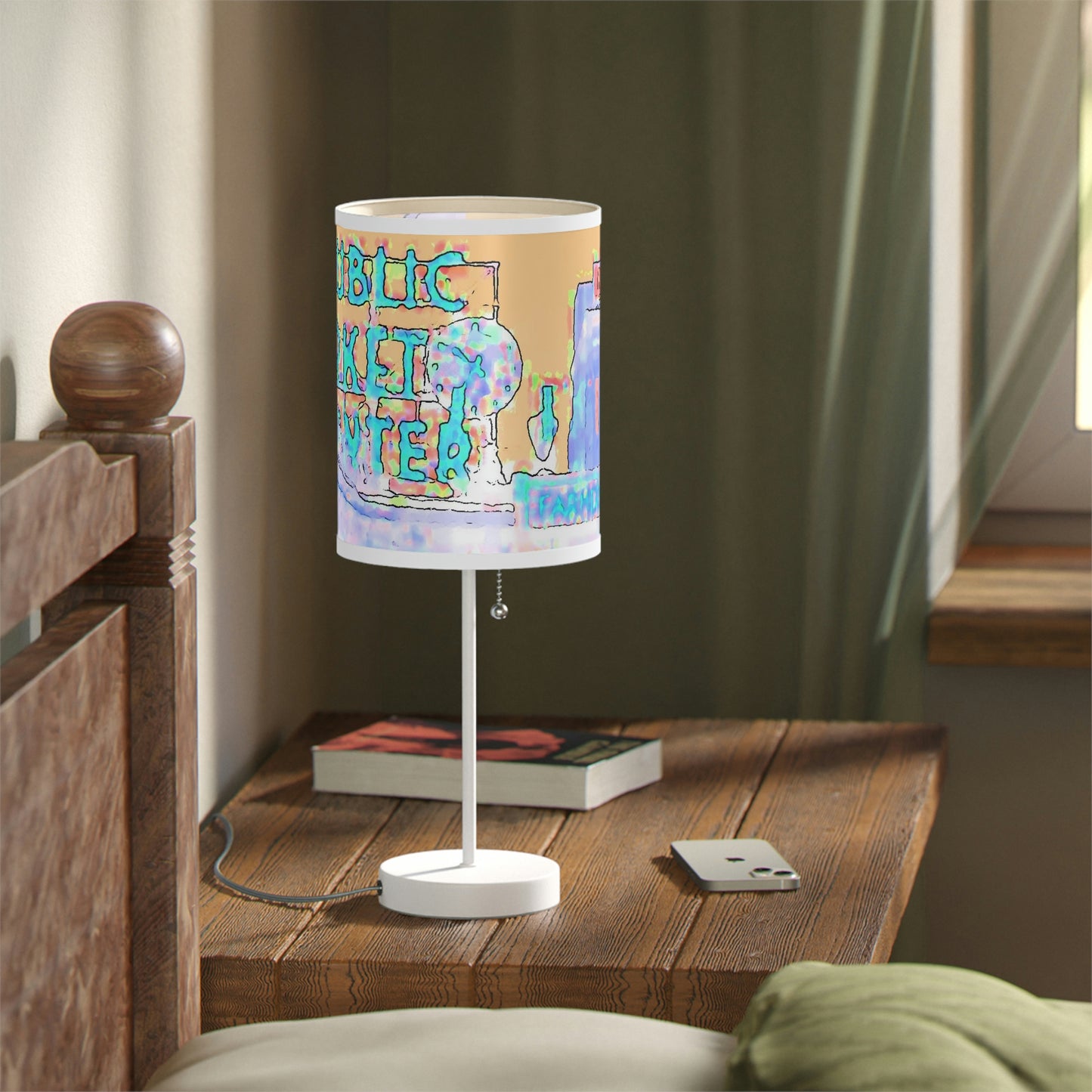 Lamp on a Stand, US|CA plug ... A Little Bit Of Seattle's Public Market "To Light Things Up" ... Seattle, 2013.