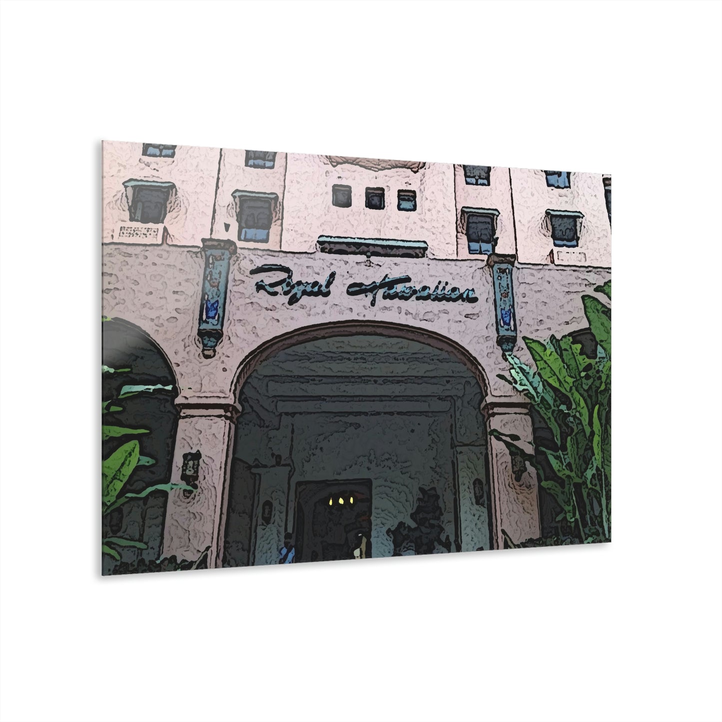 Acrylic Prints (French Cleat Hanging)  ...  "La Grande Entree" At: 'The Pink Palace' ... The Royal Hawai'ian ... Honolulu, HI ... '27Oct2014' ... Original Works ...