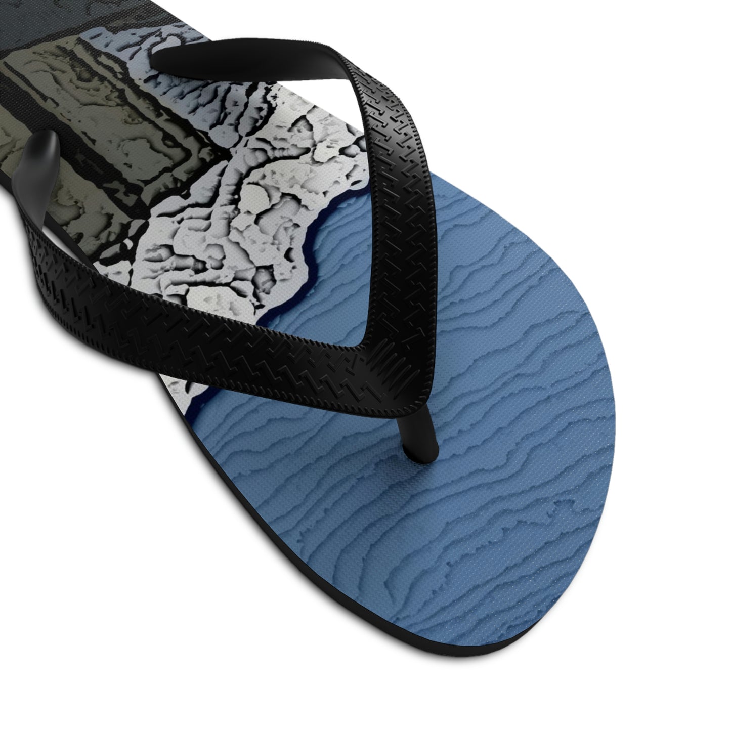Unisex Flip-Flops ... "ICP: Idaho County Propane ... 'Production Facilities Grangeville, Idaho' ... "  Original Works: Rendering Time: 10 Hours ...