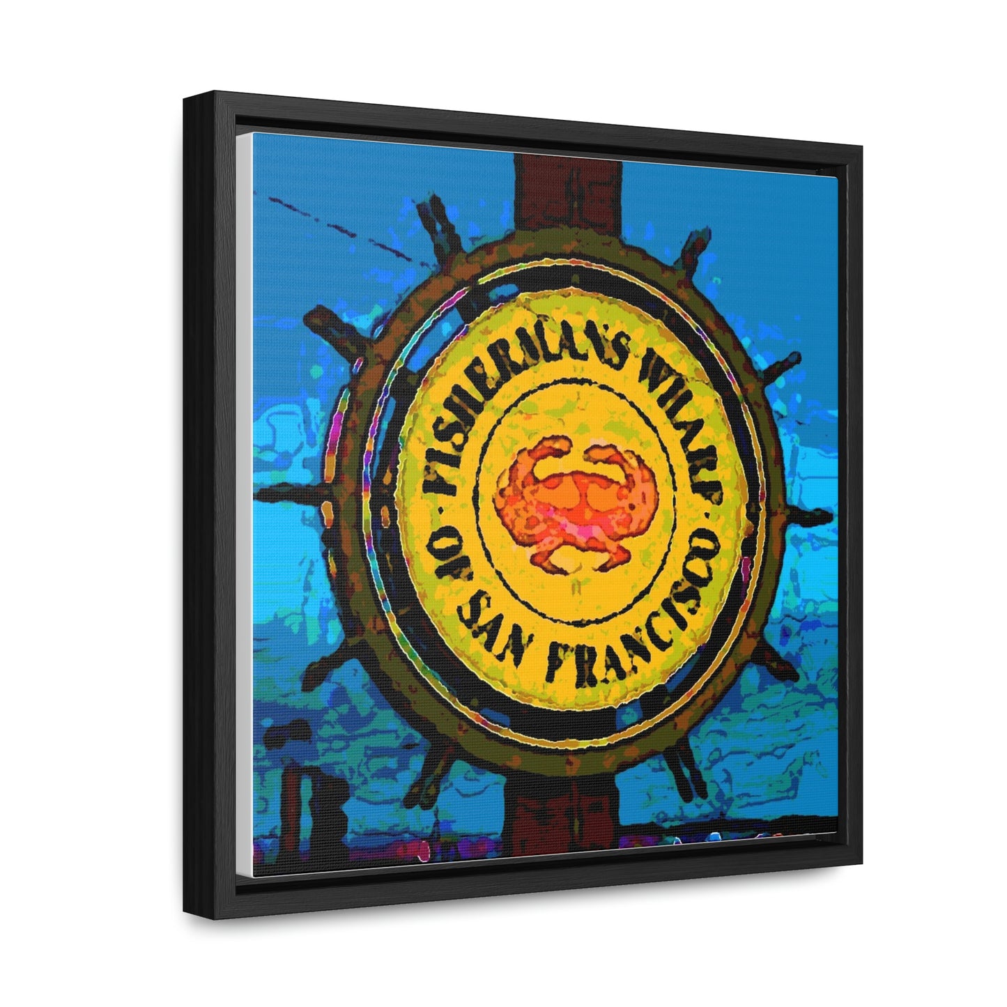 Gallery Canvas Wraps, Square Frame ...  "No.9 Fishermen's Grotto - Fishermen's Wharf, SF, California" ... Family Archives: 1970's ... Original Works ...