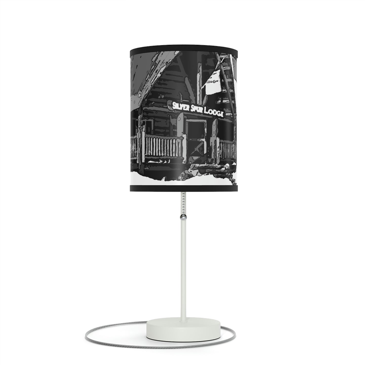 Lamp on a Stand, US|CA plug ... A Beautiful Lodge & Back-Country Outfitter In A Mountain Town ... 'Dixie, Idaho, November 2022' ... Original Works ...