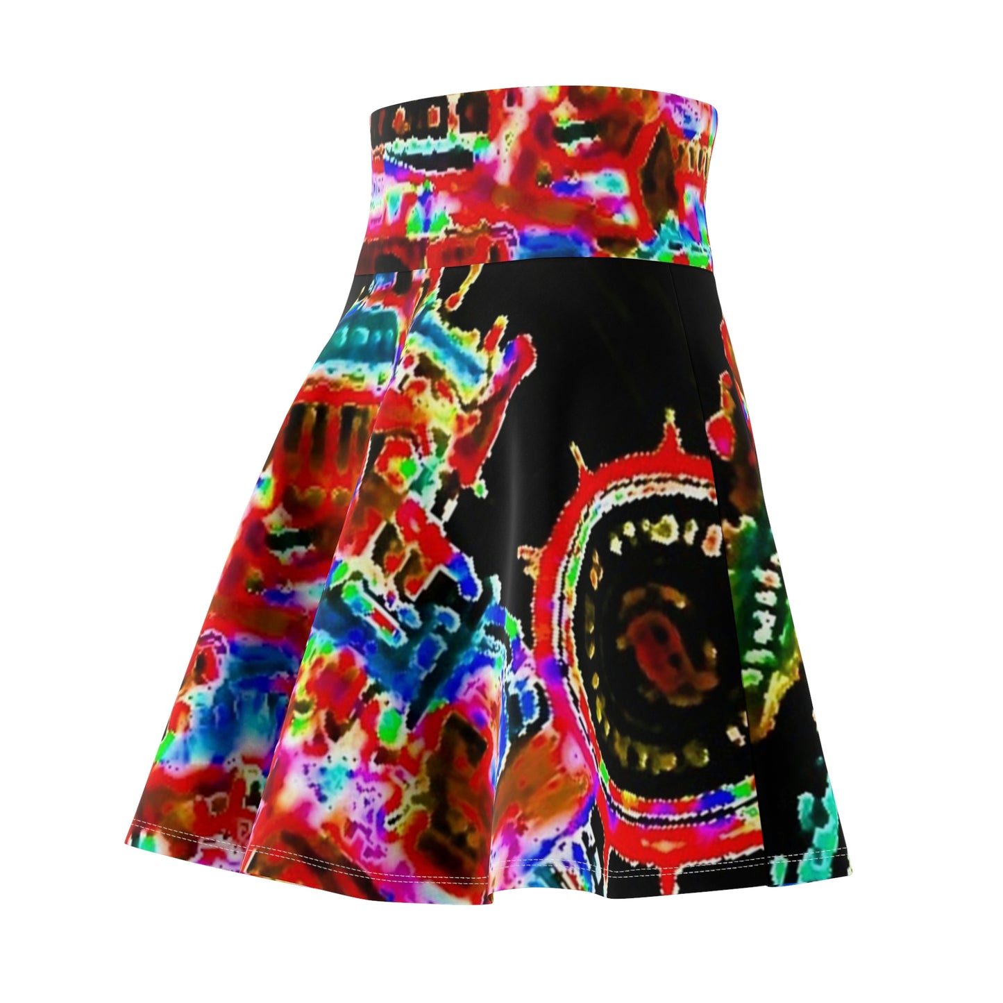 Women's Skater Skirt ... "No.9 Fishermen's Grotto - Fishermen's Wharf, SF, California" ... Family Archives: 1970's ... Original Works ...