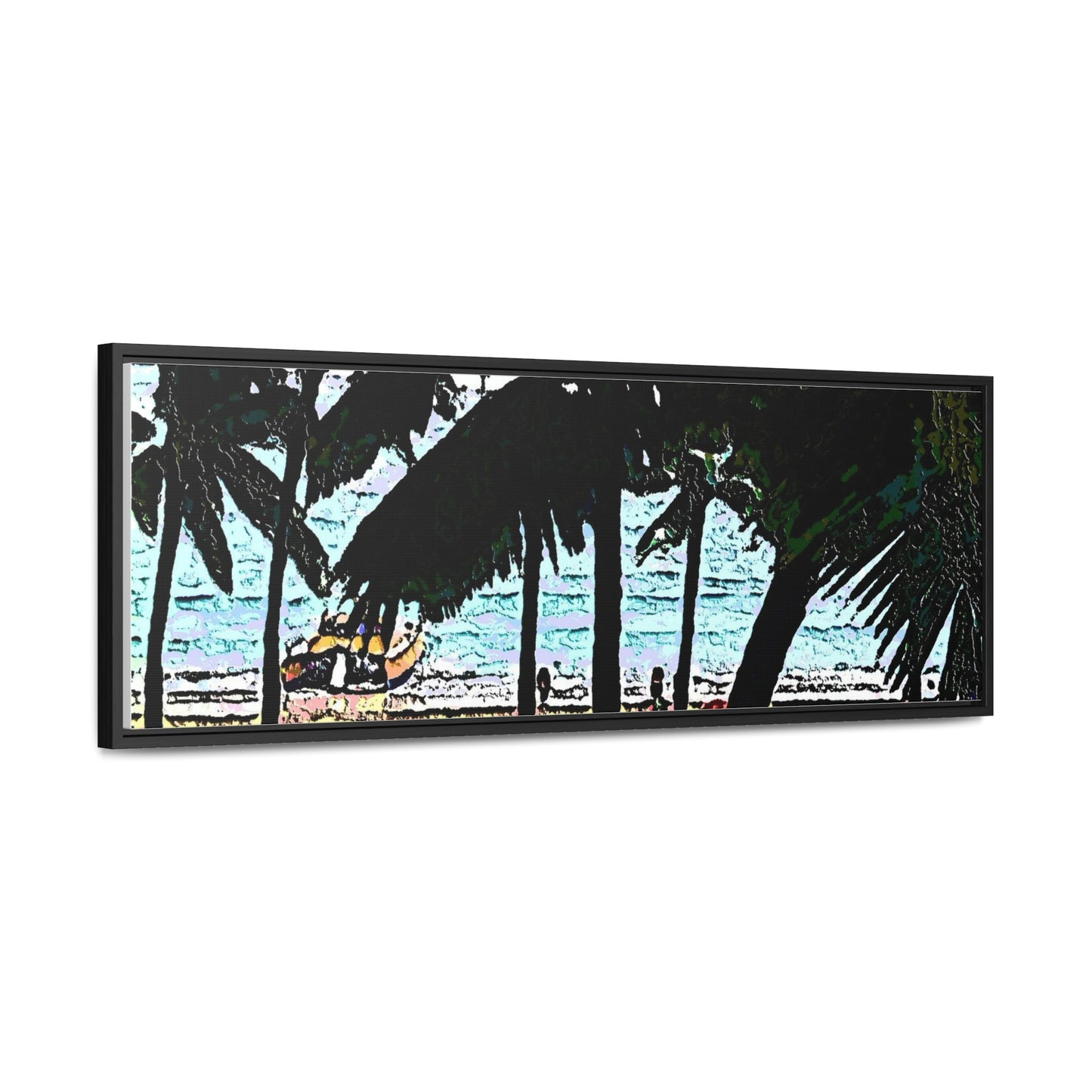 Gallery Canvas Wraps, Horizontal Frame ... "A Beautiful Beach Amongst The Palms" ... The Outrigger Waikiki, Honolulu, Oahu ... Original Works ...