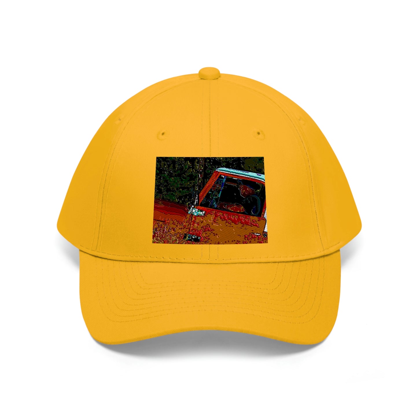 Unisex Twill Hat ... How-To-Drive-Idaho's-Mountain_Roads ... "Like A Professional" ... "Truckin' Like The Doo-Dah-Man" ...