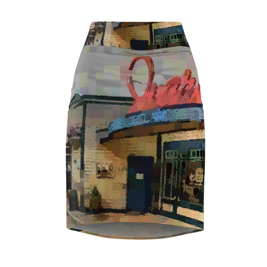 Women's Pencil Skirt ...  In-A-Hurry & Stressed? ... Remember: Keep "Clam" ... Clam_Happy ...  'Ivars: Seattle Waterfront' ... Personal Archives ... Original Works ...