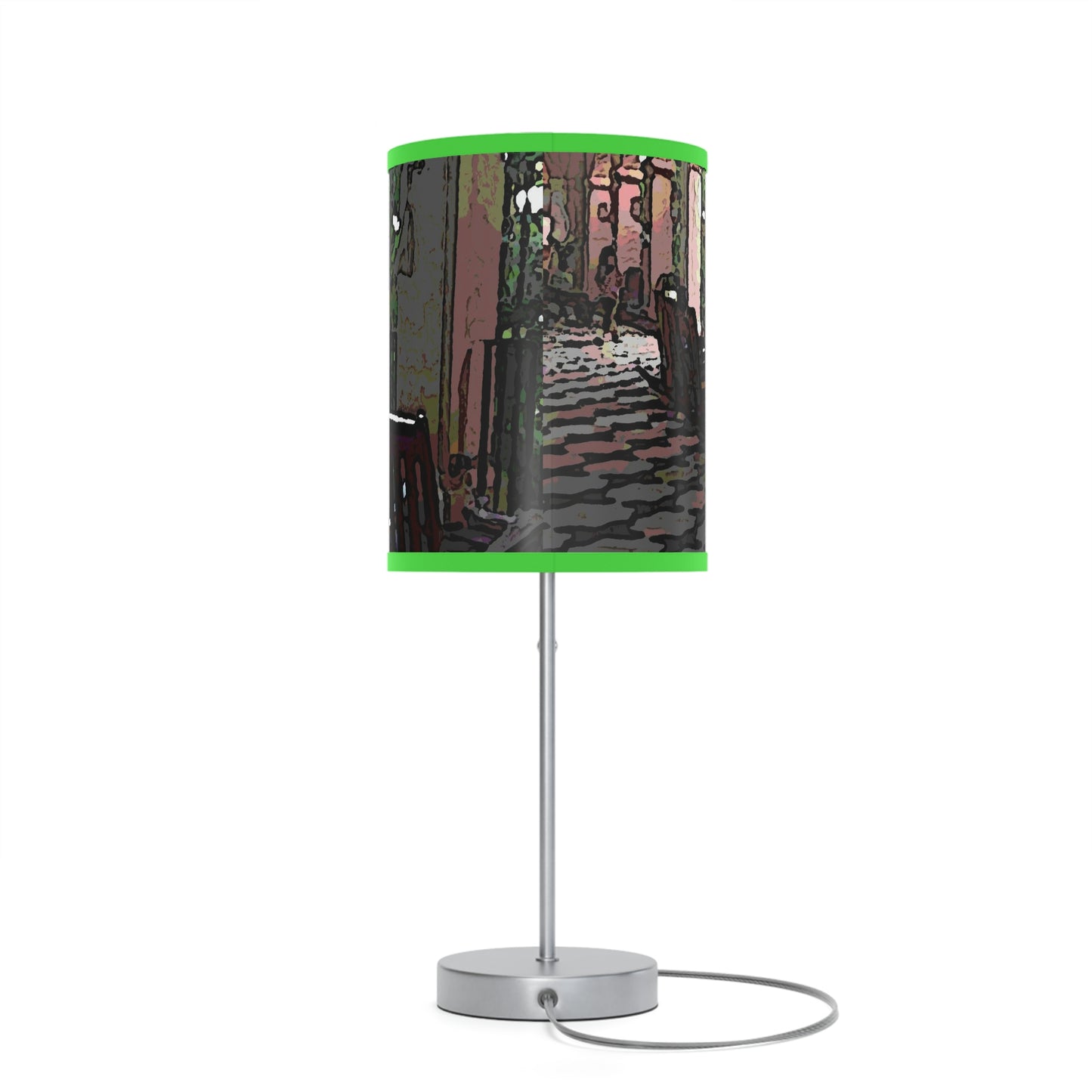 Lamp on a Stand, US|CA plug ...Lanai & Rocking Chairs At: 'The Pink Palace' ... The Royal Hawai'ian ... Honolulu, HI ... '27Oct2014' ... Original Works ...