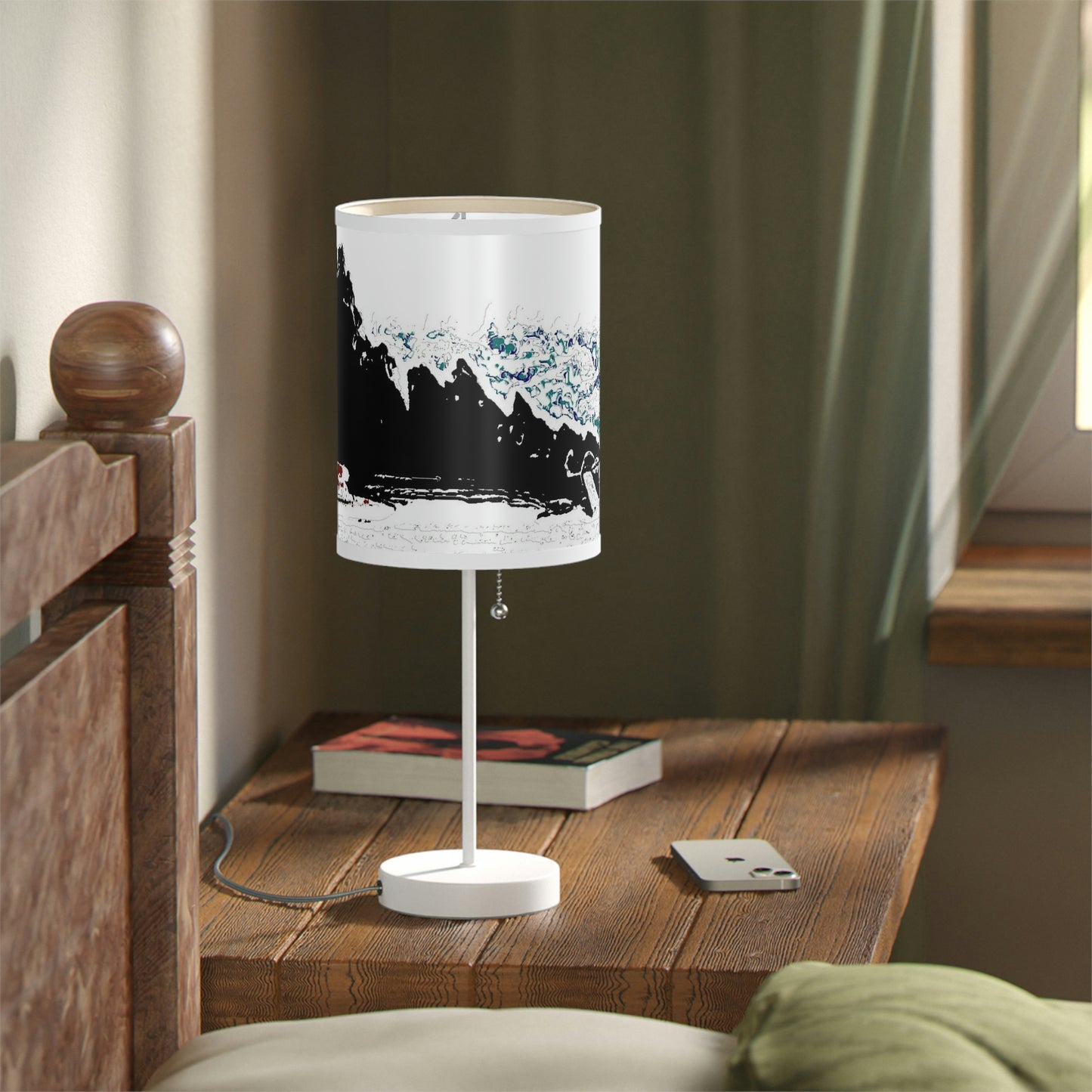 Lamp on a Stand, US|CA plug ... Seattle Columbia Cup On Lake Washington ... "Dave Wilcox Heads For The Win" ... Associate Gift-Photo ... Original Works ...