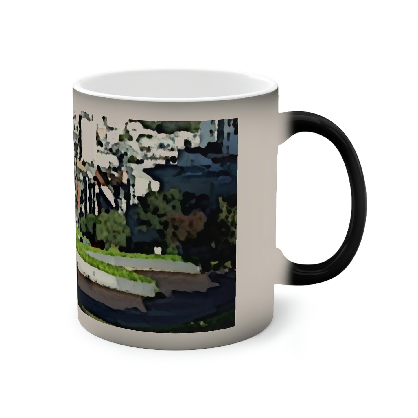 Color-Changing Mug, 11oz ...  "Lombard Street San Francisco, CA, USA" ... Family Archives 1970's ... Original Works ...