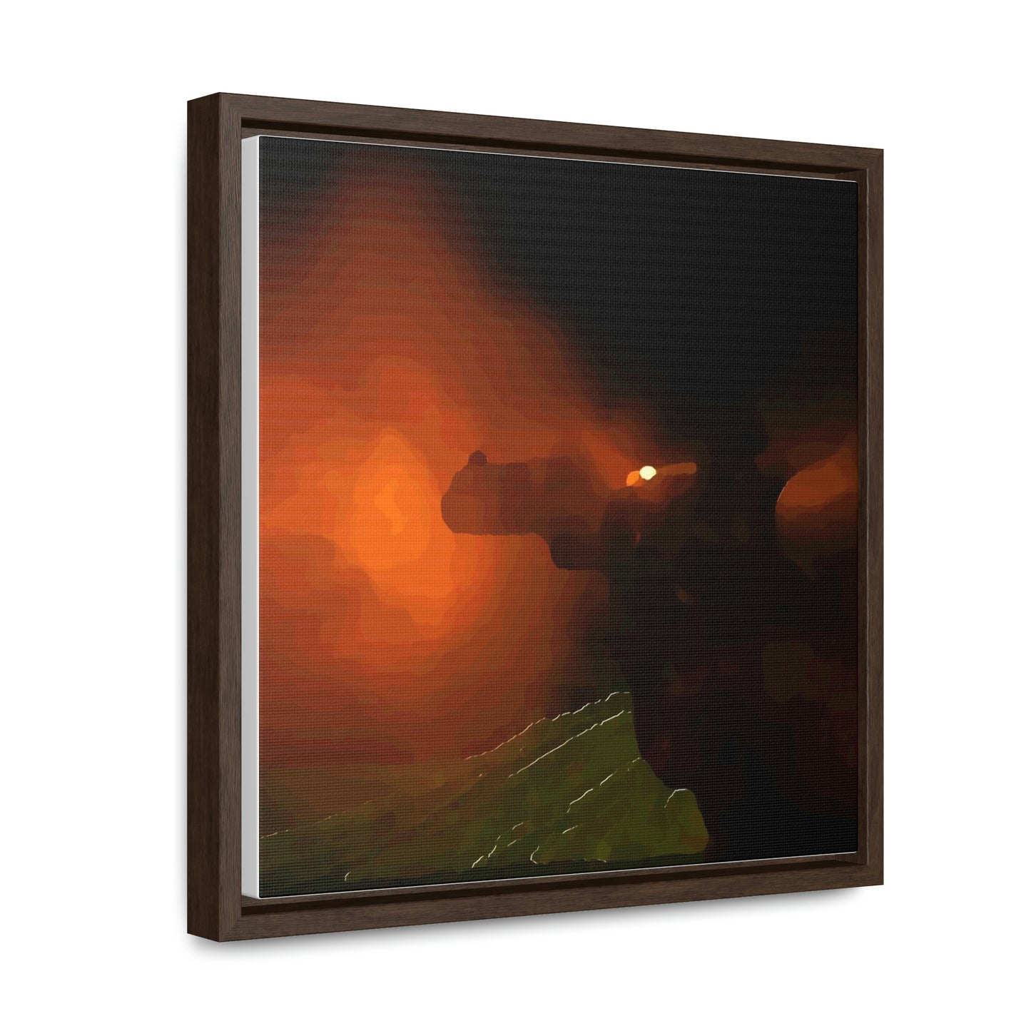 Gallery Canvas Wraps, Square Frame ... Ruger .357 Magnum Early-Morning-Target-Practice ... 'Circa April 2022' ... Original Works ...