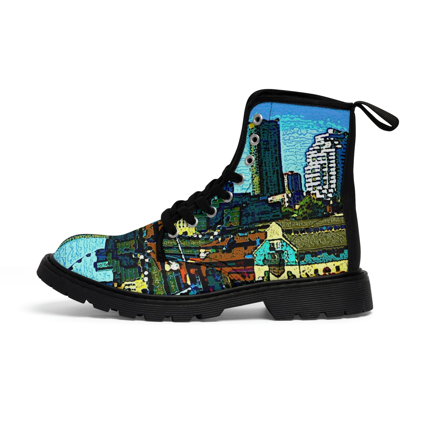Men's Canvas Boots ... That Classic Wheel ... 'Seattle's Wheel' ... & An Old Classic Waterside Vendors ...  'Family Archives' ... Original Works ...