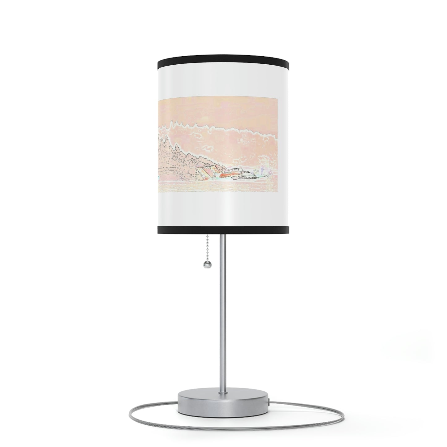 Lamp on a Stand, US|CA plug ... Seattle Columbia Cup On Lake Washington ... "Dave Wilcox Heads For The Win" ... Associate Gift-Photo ... Original Works ...