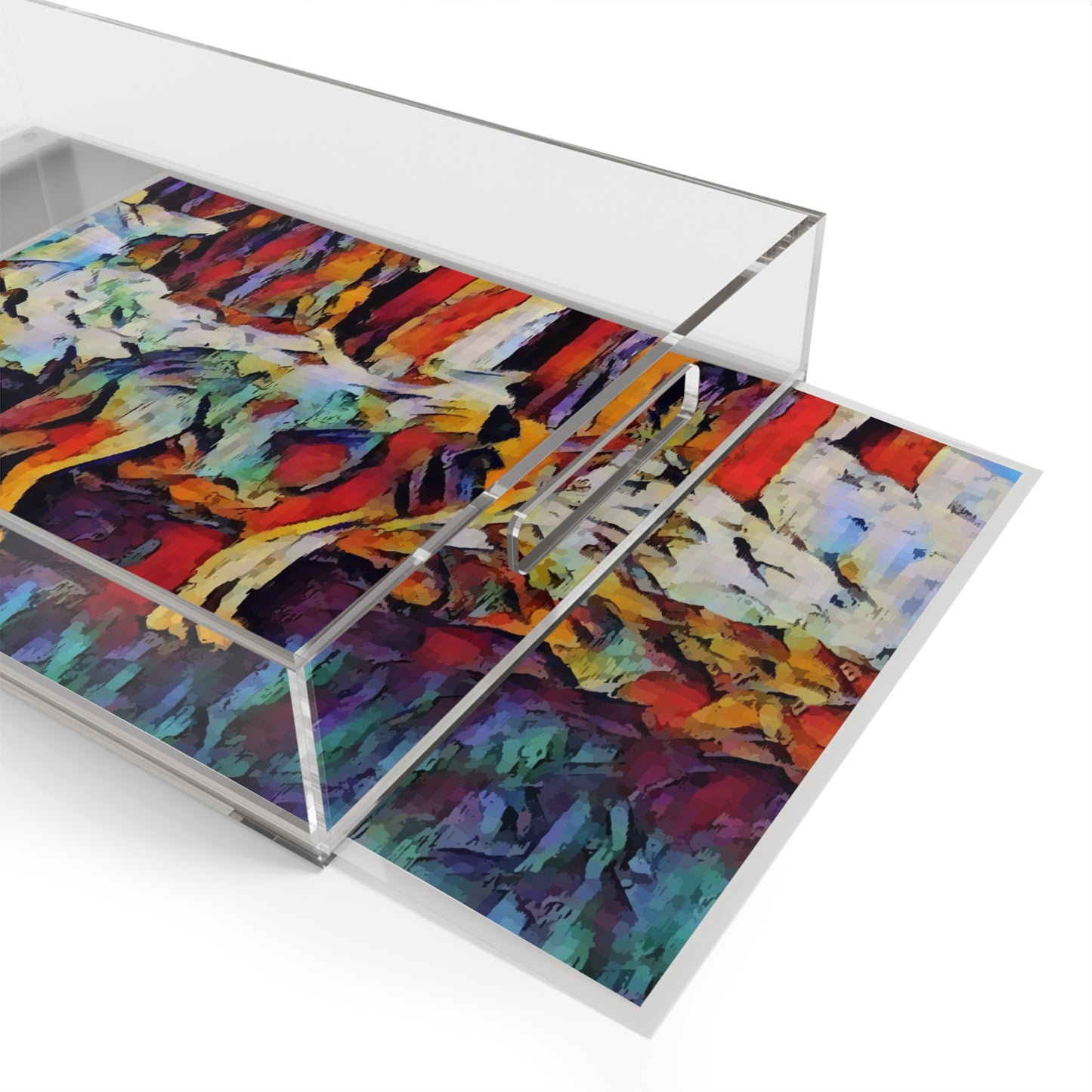 Acrylic Serving Tray ... Coyote ... "Yosemite Valley: Circa May23 ... KPH Base Photo" ... Original Works ...