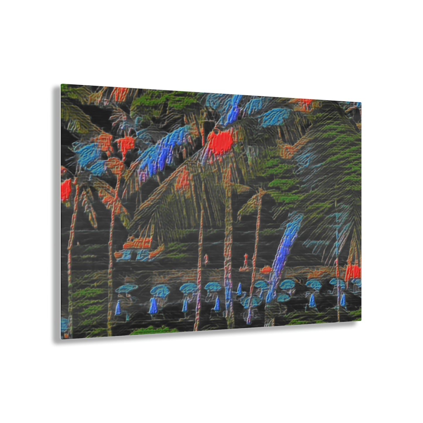 Acrylic Prints ... "The Royal Hawai'ian: Waikiki Beach_Beach" ... Honolulu, HI ... Ocotber 2014 (Halloween) ... Original Works ...