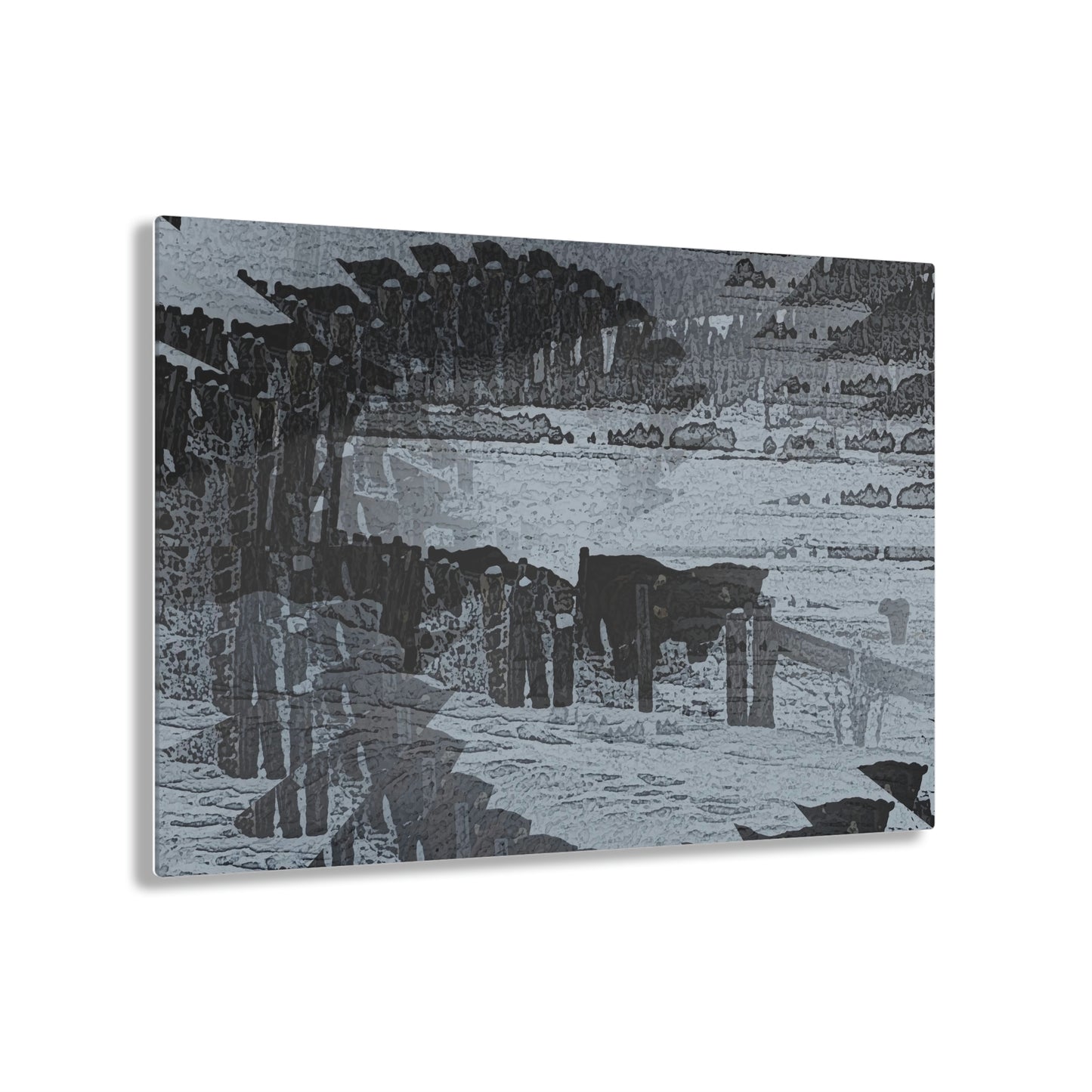 Acrylic Prints ... A Quiet Morning ... "Along The Red River & Nature Preserve Plateau" ... Jan23 ... Original Works ...
