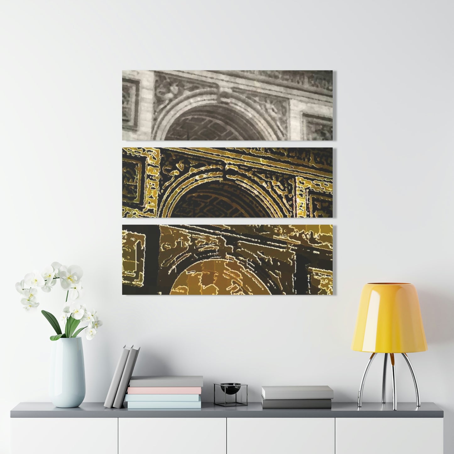 Acrylic Prints (Triptych) ...  L'Arc de Triomphe ... 'Barbara Joan Bonnell-Holt Photo' ... Circa 1972 ... Oringinal Works ...