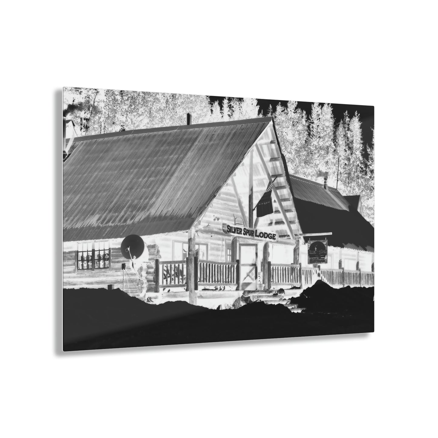 Acrylic Prints ... A Beautiful Lodge & Back-Country Outfitter In A Mountain Town ... 'Dixie, Idaho, November 2022' ... Original Works ...