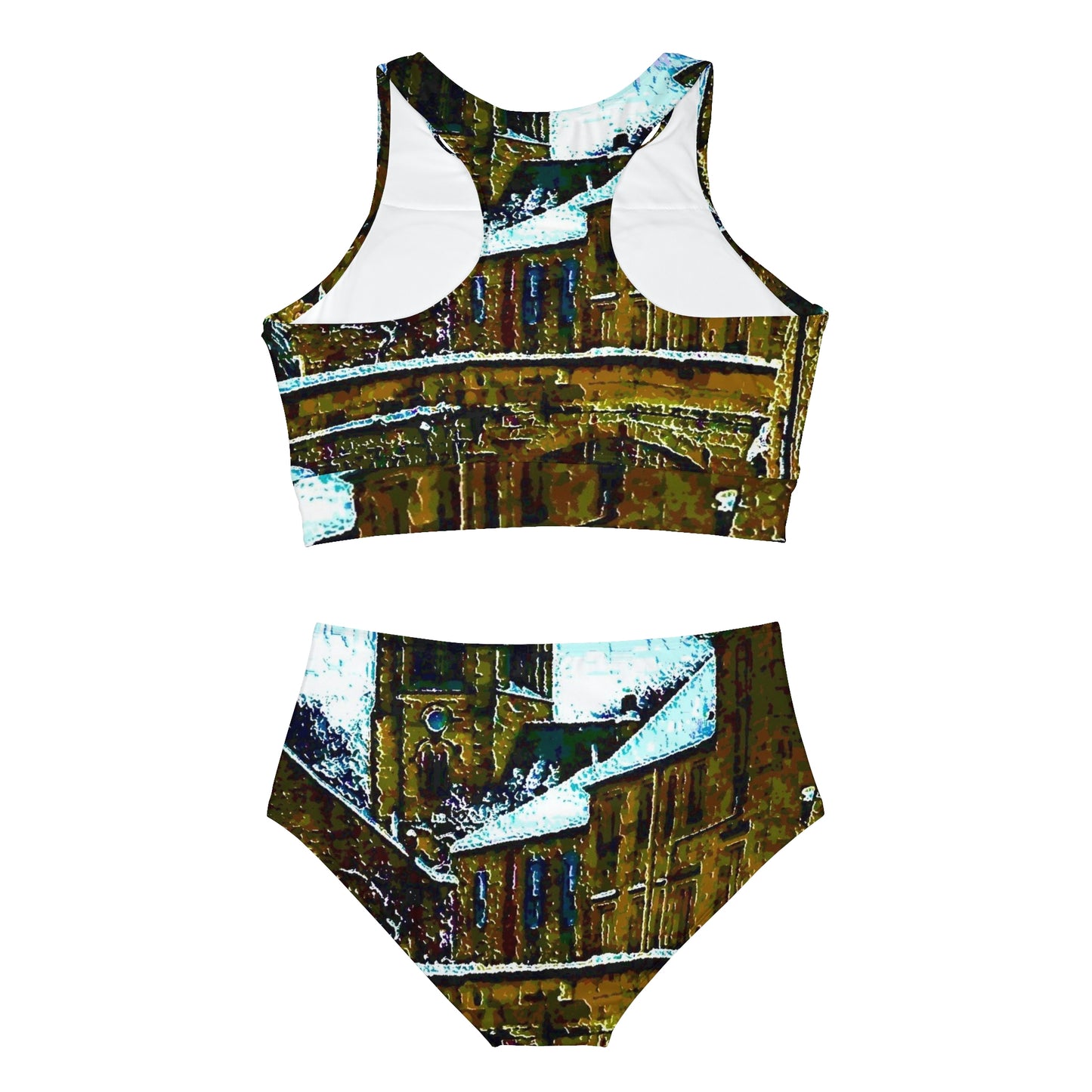 Sporty Bikini Set ... Walikng The Streets & Alleys ... 'Strolling The Canals ... '  ... Original Works  ...