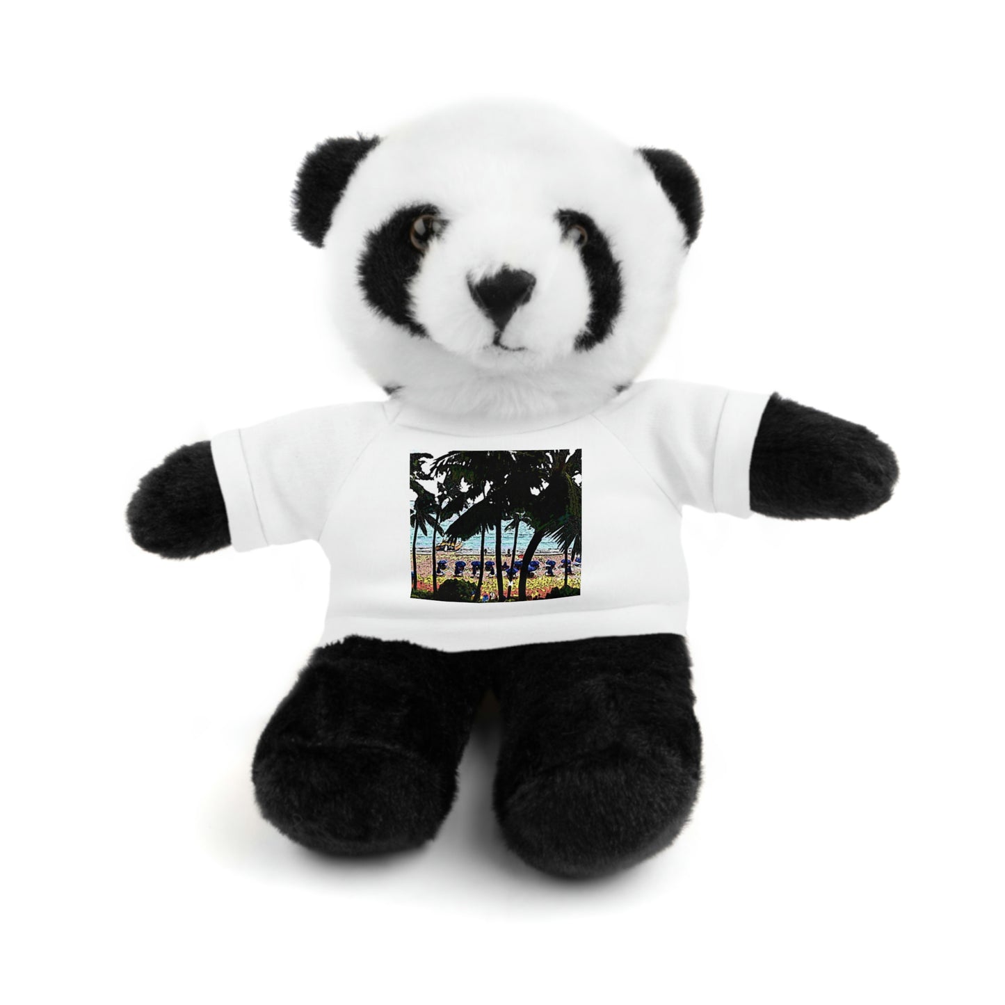 Stuffed Animals with Tee ... "A Beautiful Beach Amongst The Palms" ... The Outrigger Waikiki, Honolulu, Oahu ... Original Works ...