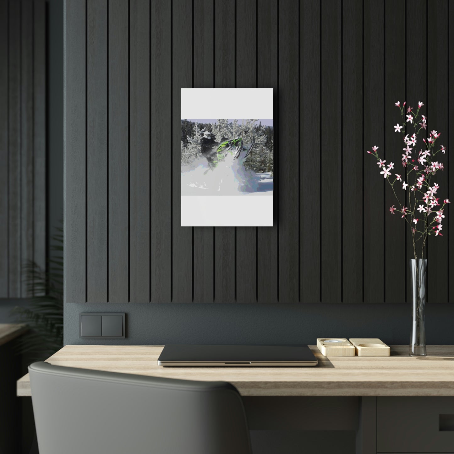 Acrylic Prints ... "No Time 'Like-Air-Time' ..." ... A True Master At His Craft ... December 2022, Rhett Creek, Idaho ... Original Works ...