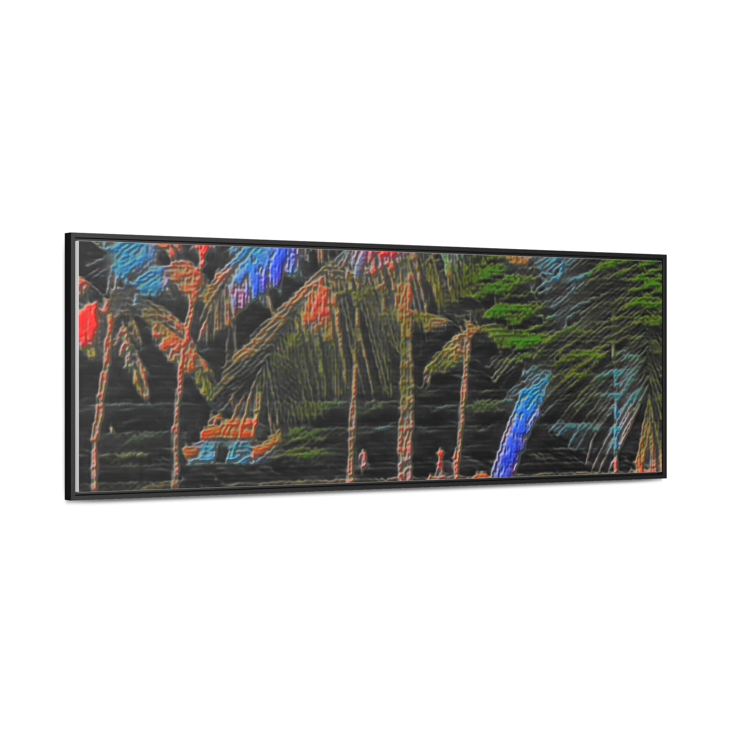Gallery Canvas Wraps, Horizontal Frame ... "The Royal Hawai'ian: Waikiki Beach_Beach" ... Honolulu, HI ... Ocotber 2014 (Halloween) ... Original Works ...