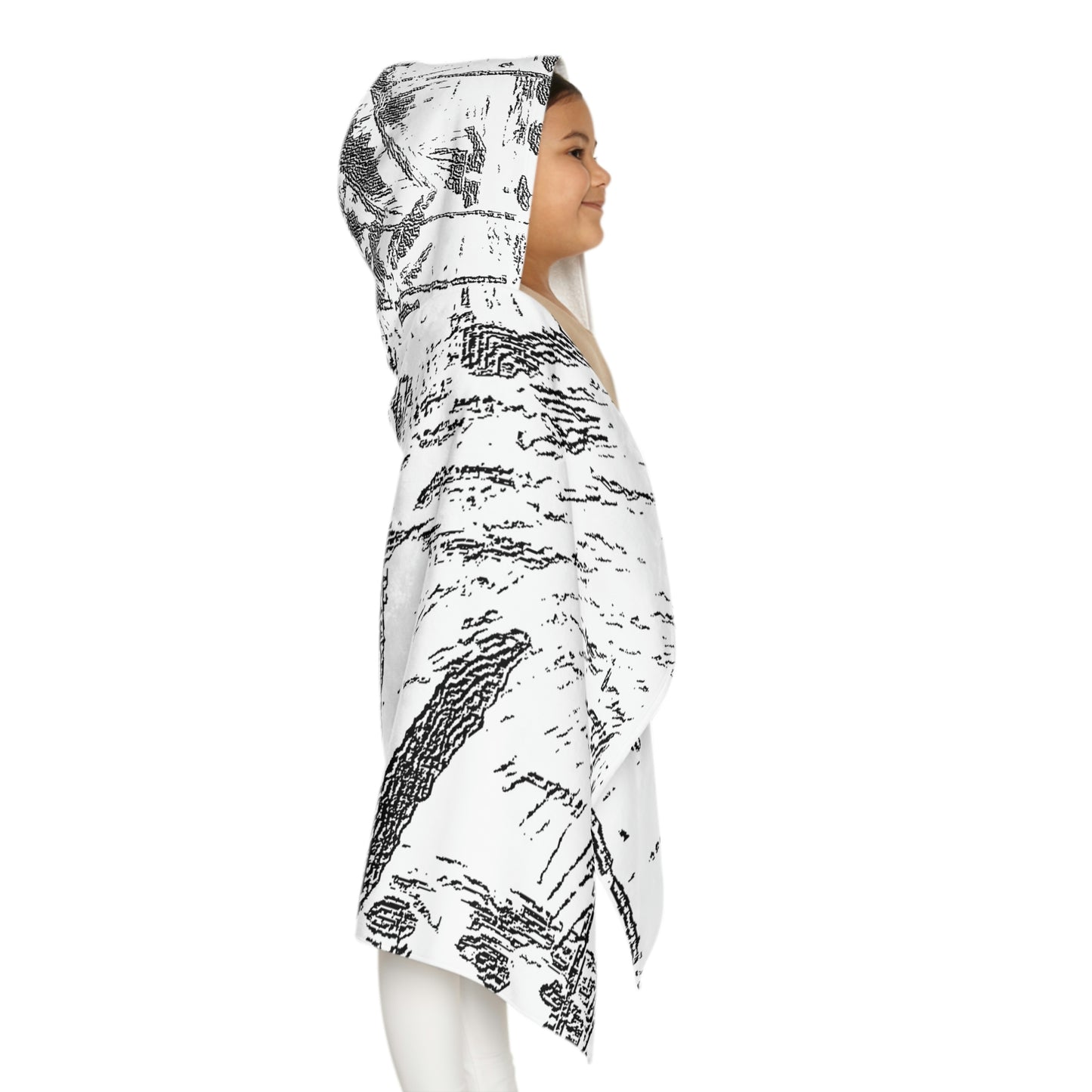 Youth Hooded Towel ... "The Royal Hawai'ian: Waikiki Beach_Beach" ... Honolulu, HI ... October 2014 (Halloween) ... Original Works ...