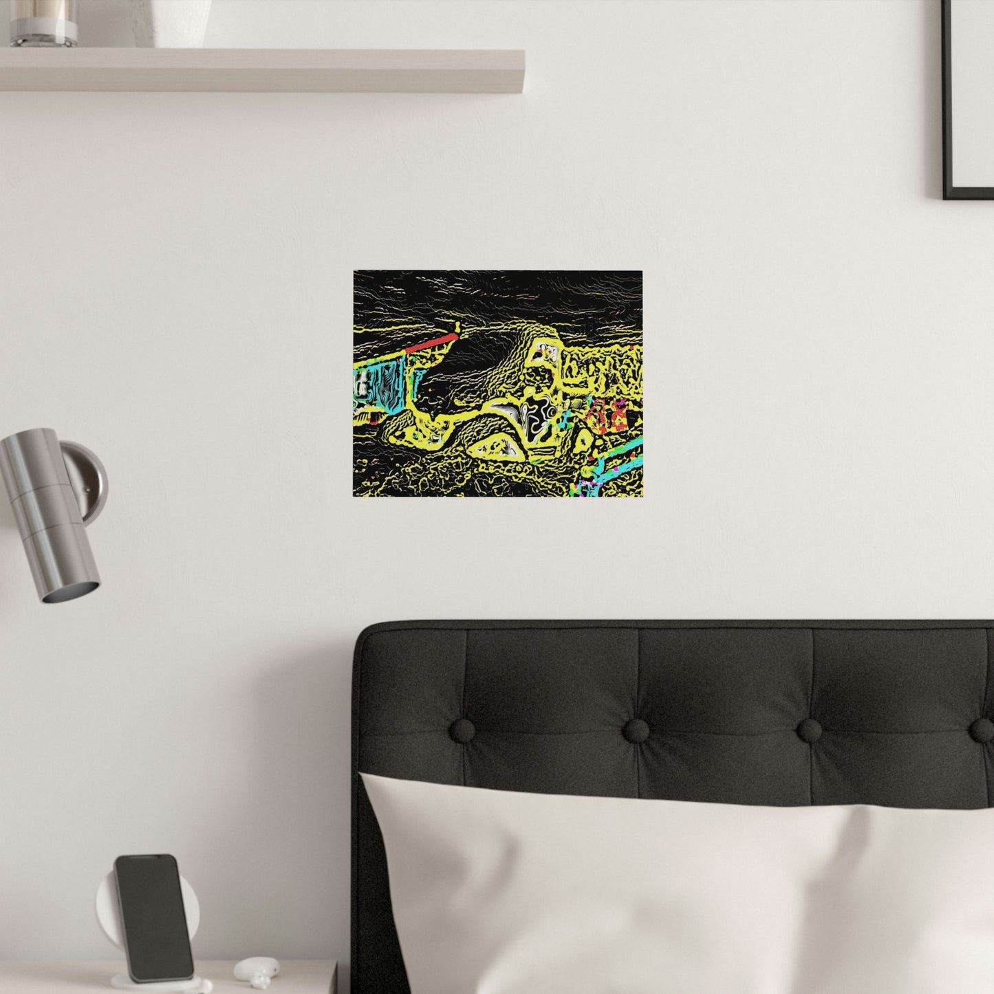 Satin Posters (210gsm) ... "Snow Vehicle In Snow Storm At-Rest" ... Circa 12Mar23 ... Central Idaho ... 18-Hours Rendering Time: Original Works ...