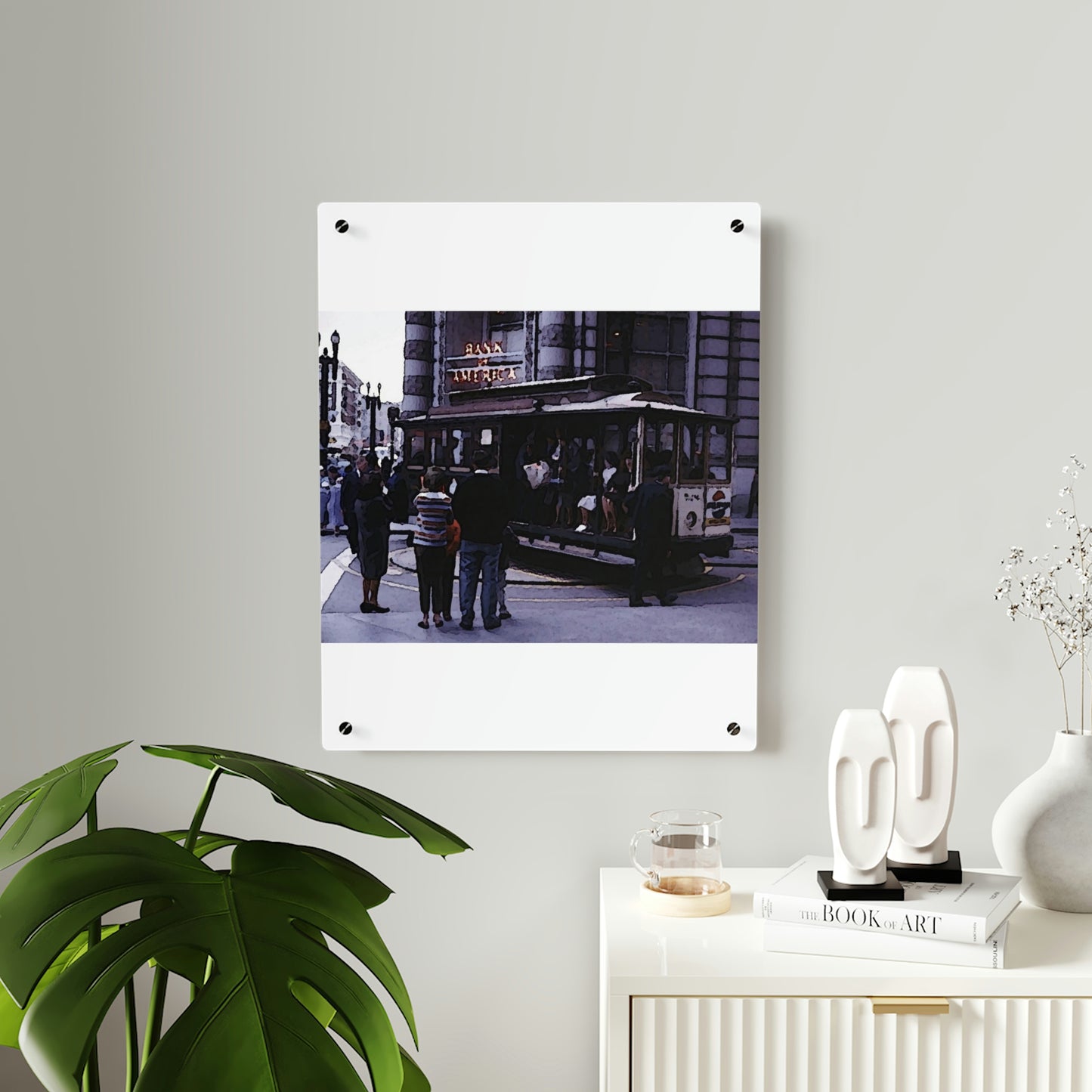 Acrylic Wall Art Panels ... San Francisco ... 'Rice-A-Roni-A-San Francisco Treat' ... "A Cable Car Classic" ... Family Archives: 1973 ... Original Works ...