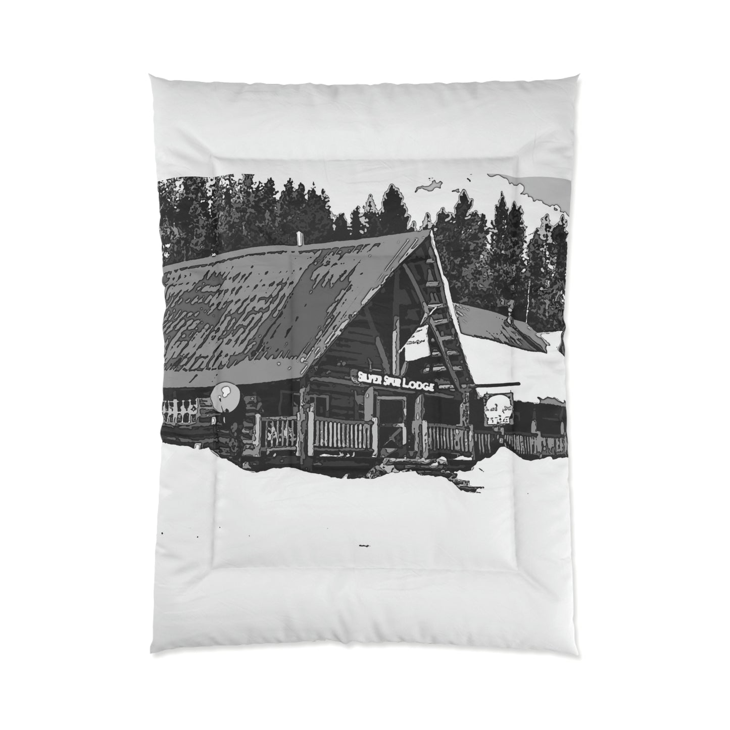 Comforter ... A Beautiful Lodge & Back-Country Outfitter In A Mountain Town ... 'Dixie, Idaho, November 2022' ... Original Works ...