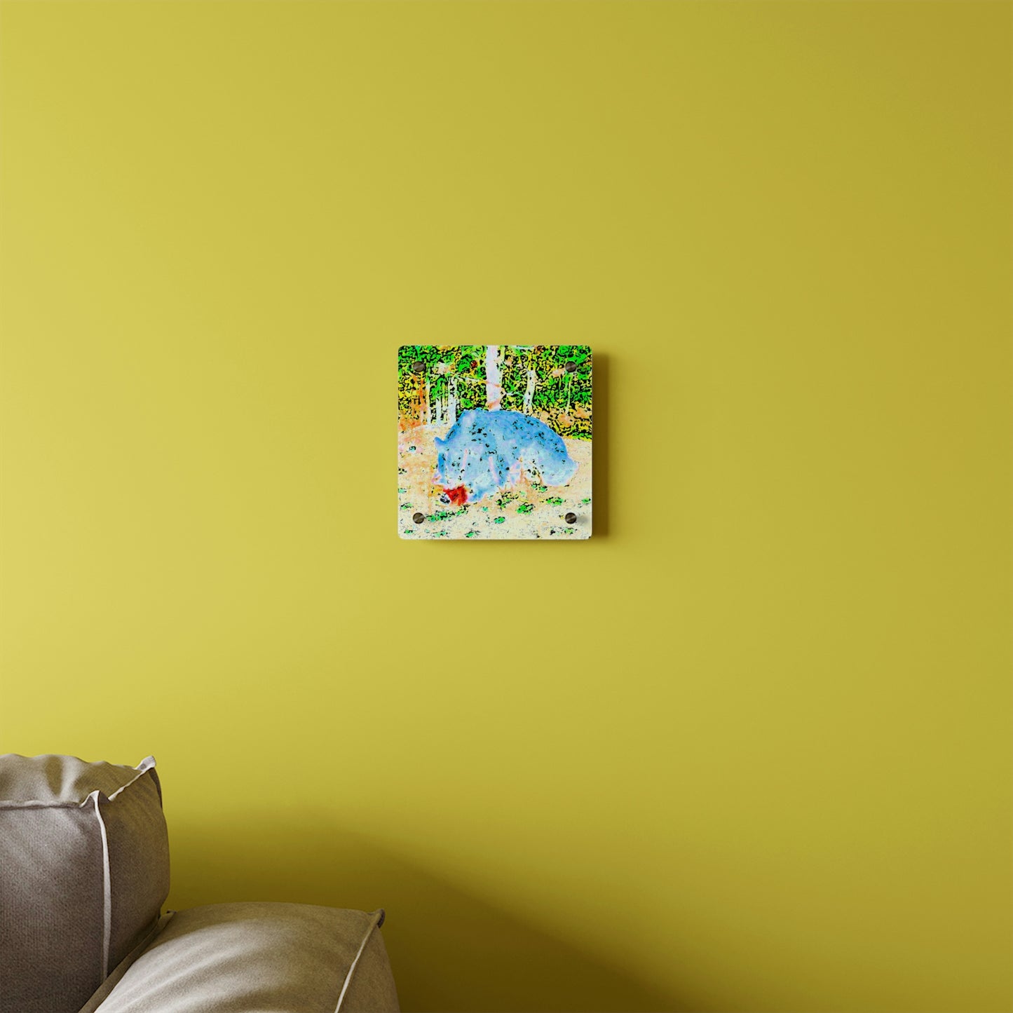 Acrylic Wall Art Panels ... RCY: "Rhett Creek Yogi ... '500 Lbs Of Autumn Season Hunger' ..."  ... September 2022 ... Central Idaho ... Original Works ...