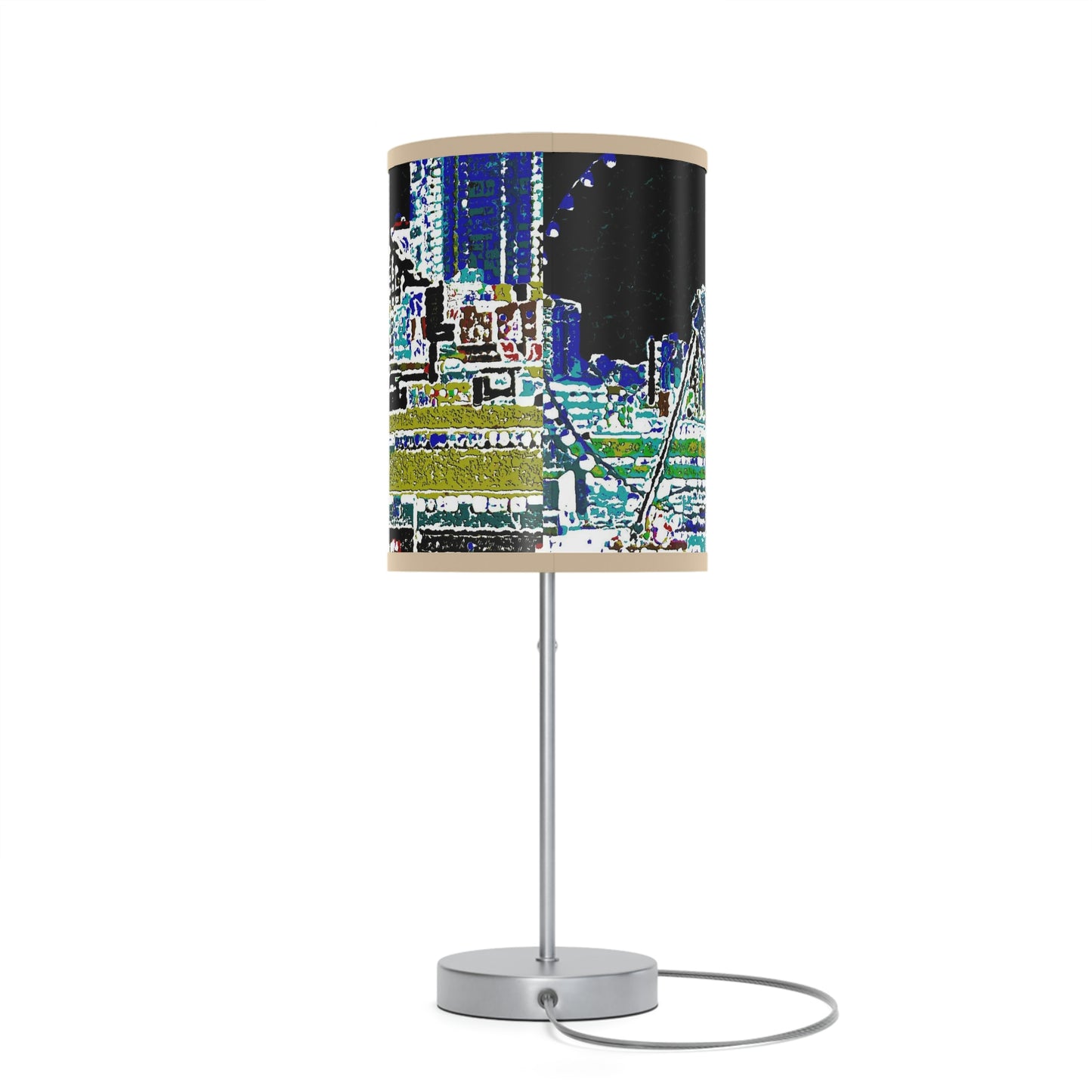 Lamp on a Stand, US|CA plug ... That Classic Wheel ... 'Seattle's Wheel' ... & Old Classic Waterside Vendors ...  'Family Archives' ... Original Works ...