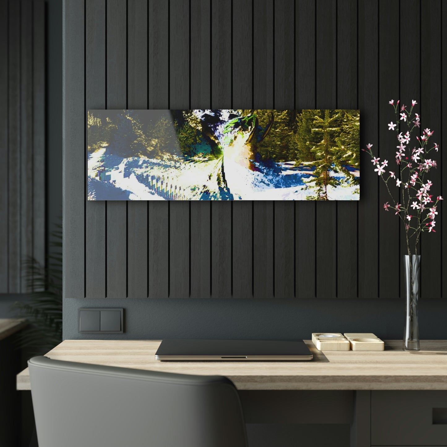 Acrylic Prints ... "No Time 'Like-Air-Time' ..." ... A True Master At His Craft ... December 2022, Rhett Creek, Idaho ... Original Works ...