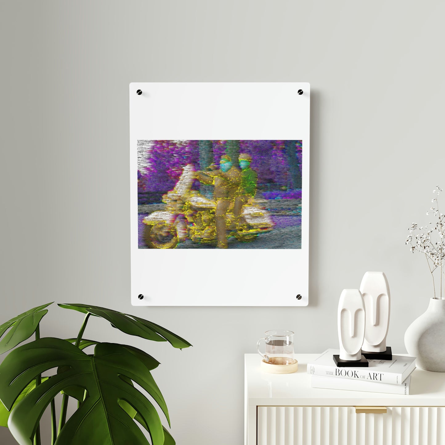 Acrylic Wall Art Panels ... "And 'I' Left His Dead A_s There By The Side-of-The-Road" ... Original Works ... (Grateful Dead: Me-And-My-Uncle)