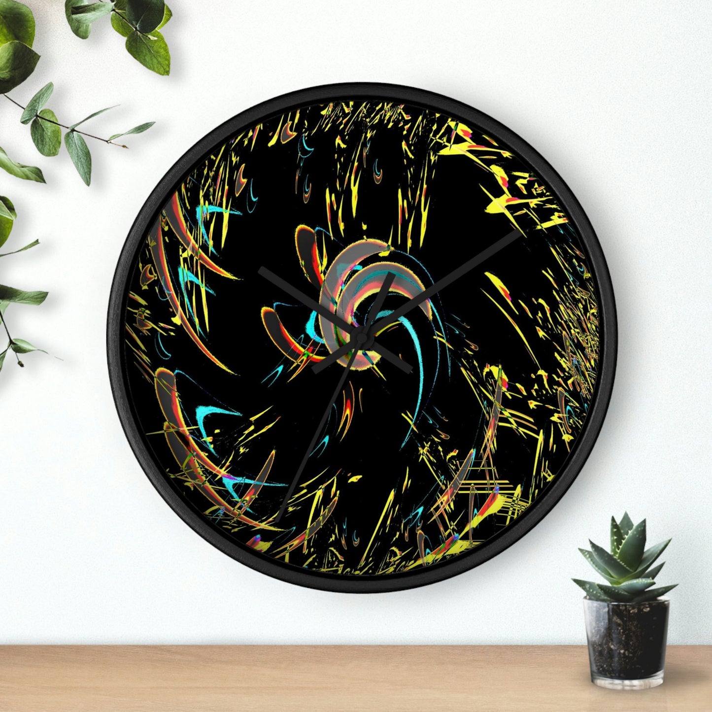 Wall clock ... "Waning Moon" ... Central Idaho ... October 2022 ... Rendering Time: 22 Hours ... Original Works ...
