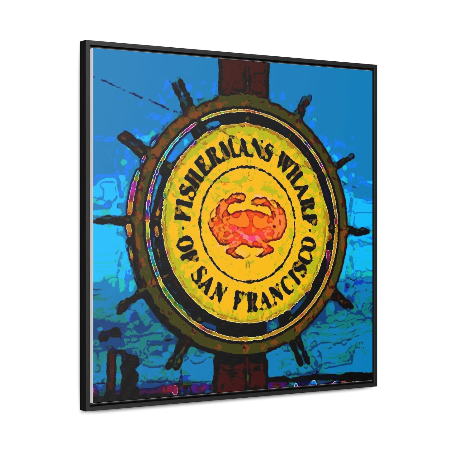 Gallery Canvas Wraps, Square Frame ...  "No.9 Fishermen's Grotto - Fishermen's Wharf, SF, California" ... Family Archives: 1970's ... Original Works ...