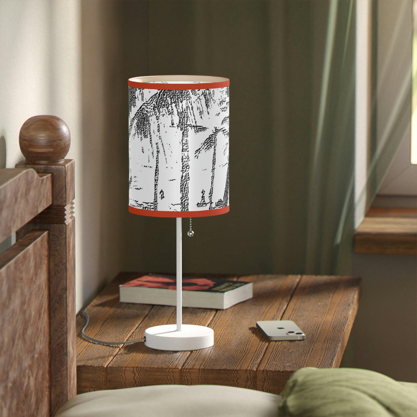 Lamp on a Stand, US|CA plug ... "The Royal Hawai'ian: Waikiki Beach_Beach" ... Honolulu, HI ... Ocotber 2014 (Halloween) ... Original Works ...