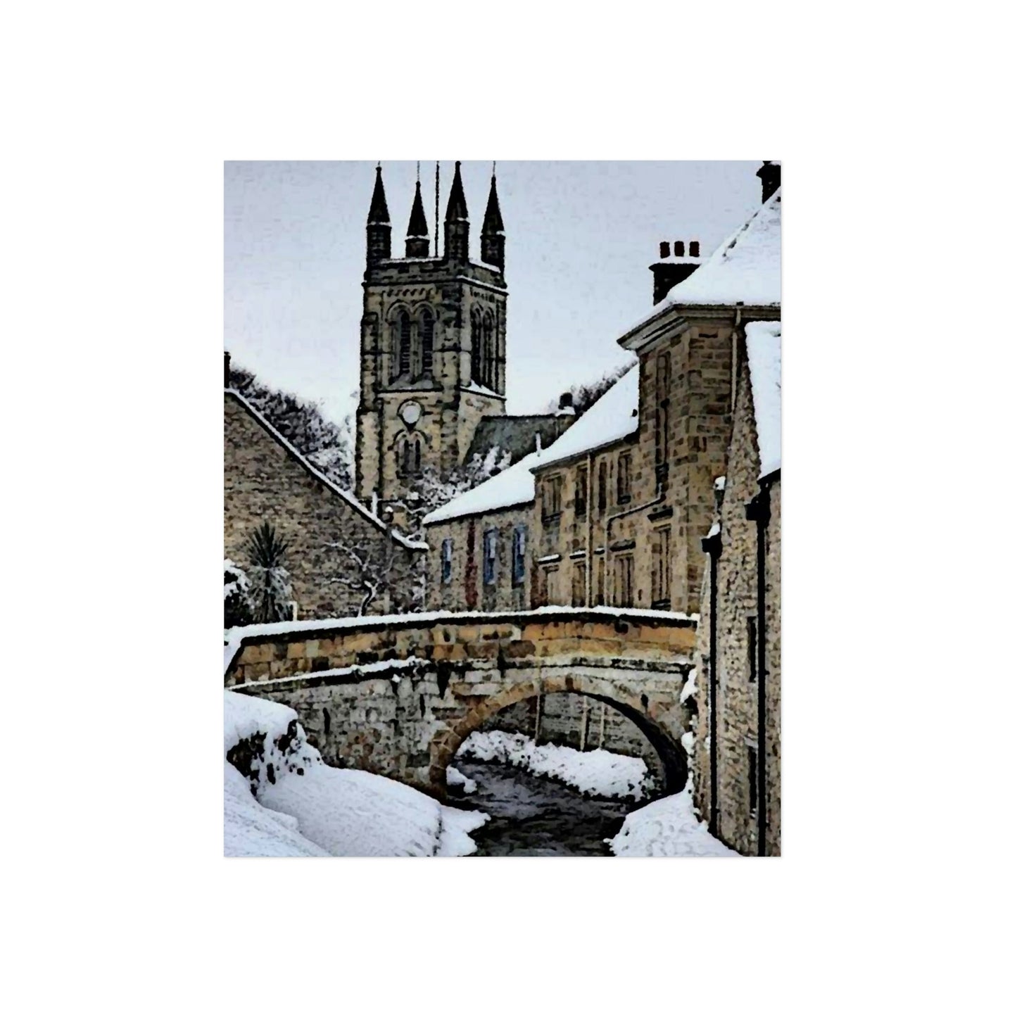 Aluminum Composite Panels ... A Bridge, A Canal, A Cathedral ... "To Stroll Over-Through-And-By" ... Central England: Circa 2005 ... Original Works ...